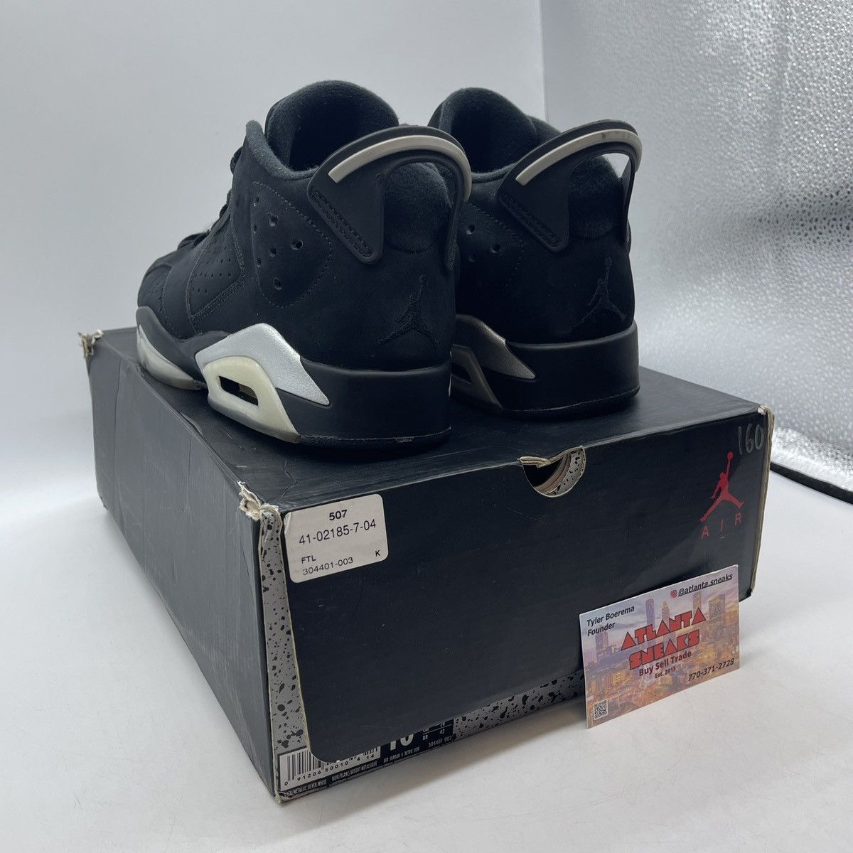 Jordan Brand Air Jordan 6 low chrome Size US 10 / EU 43 - 4 Thumbnail