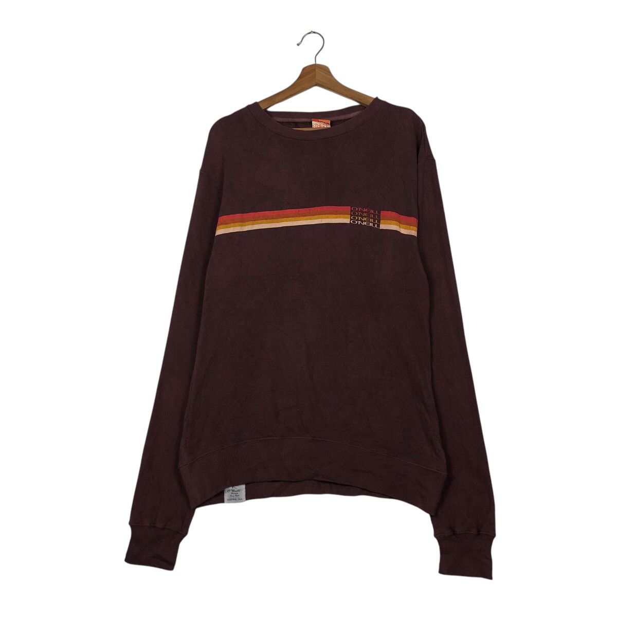 Japanese Brand 📌Vintage Sweatshirt Oneill Big Logo Size US L / EU 52-54 / 3 - 2 Thumbnail