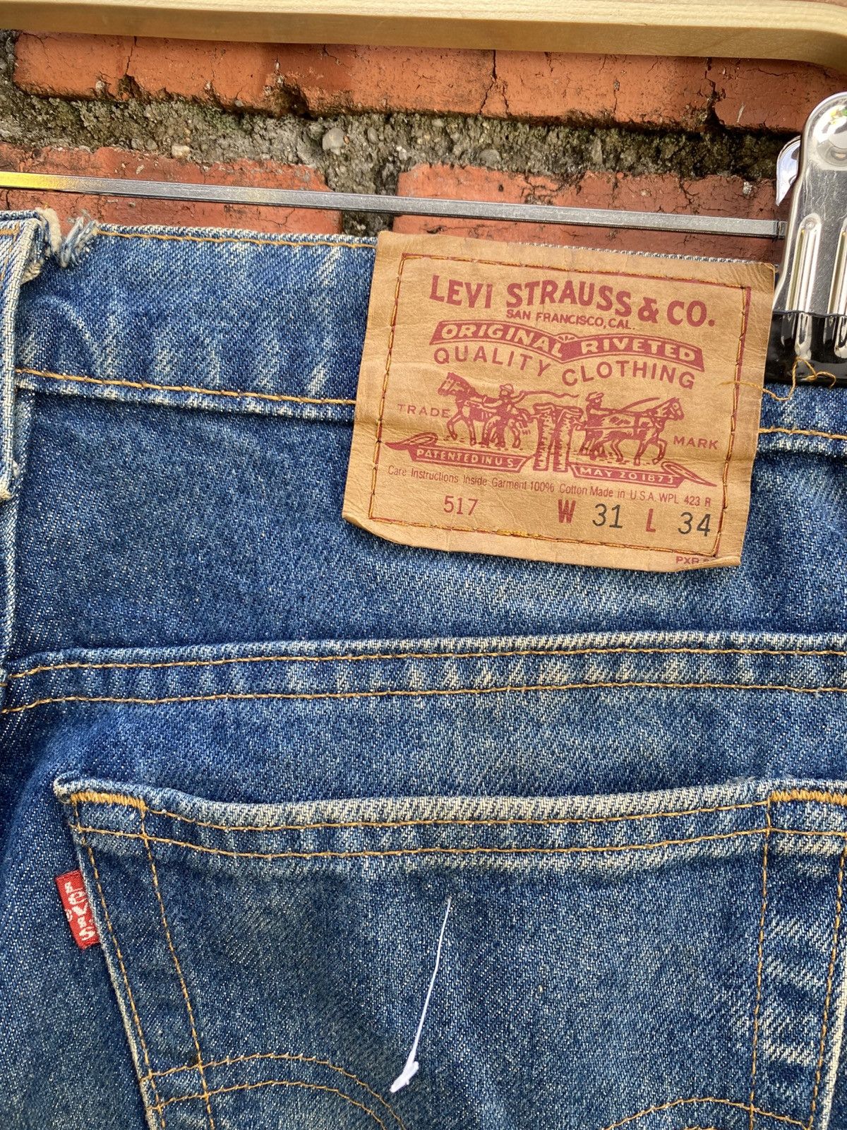 Levi's Vintage Clothing W31x32 Vintage levi's 517 flare bellbottom made in USA Size US 31 - 6 Thumbnail