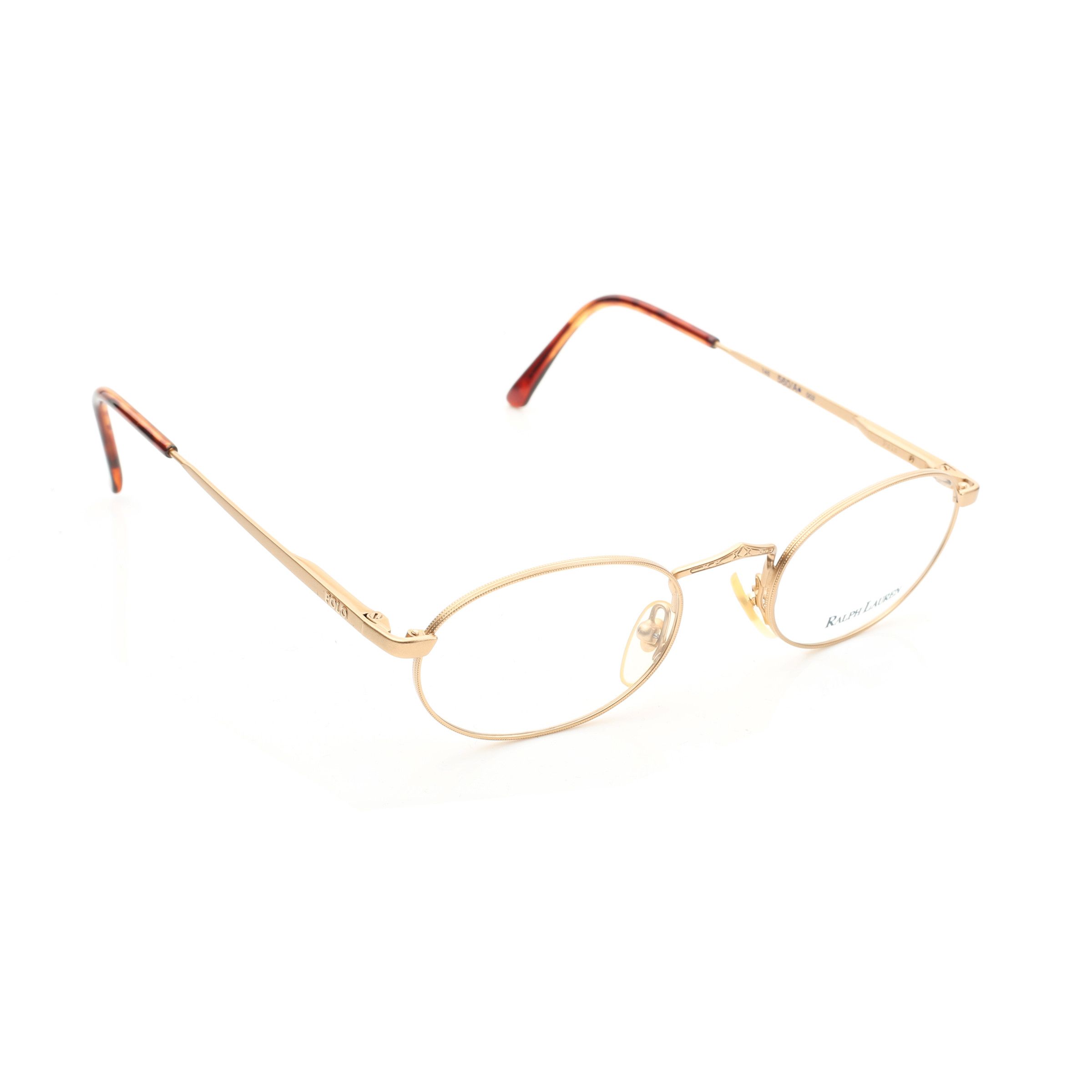 Ralph Lauren Ralph Lauren '90s Gold Oval Glasses Size ONE SIZE - 1 Thumbnail