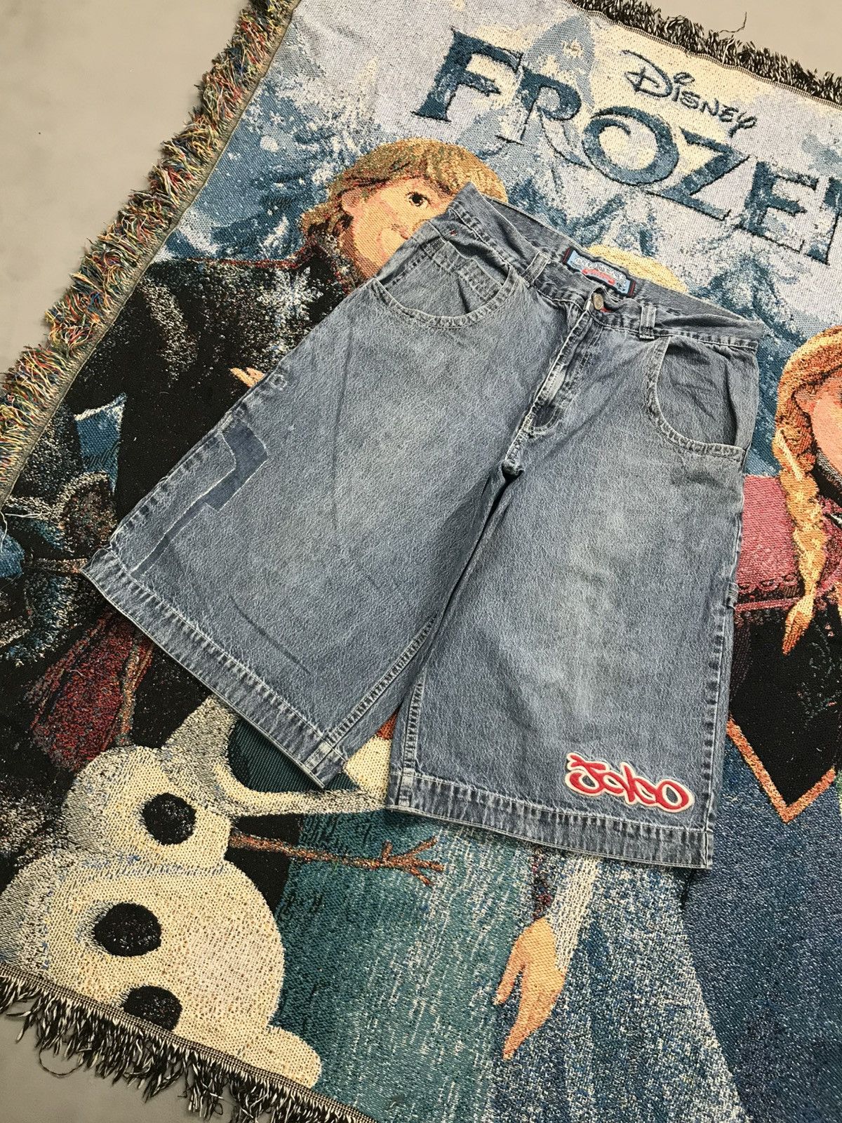 JNCO Vintage junco big pocket graffiti Jort Size US 38 / EU 54 - 2 Thumbnail
