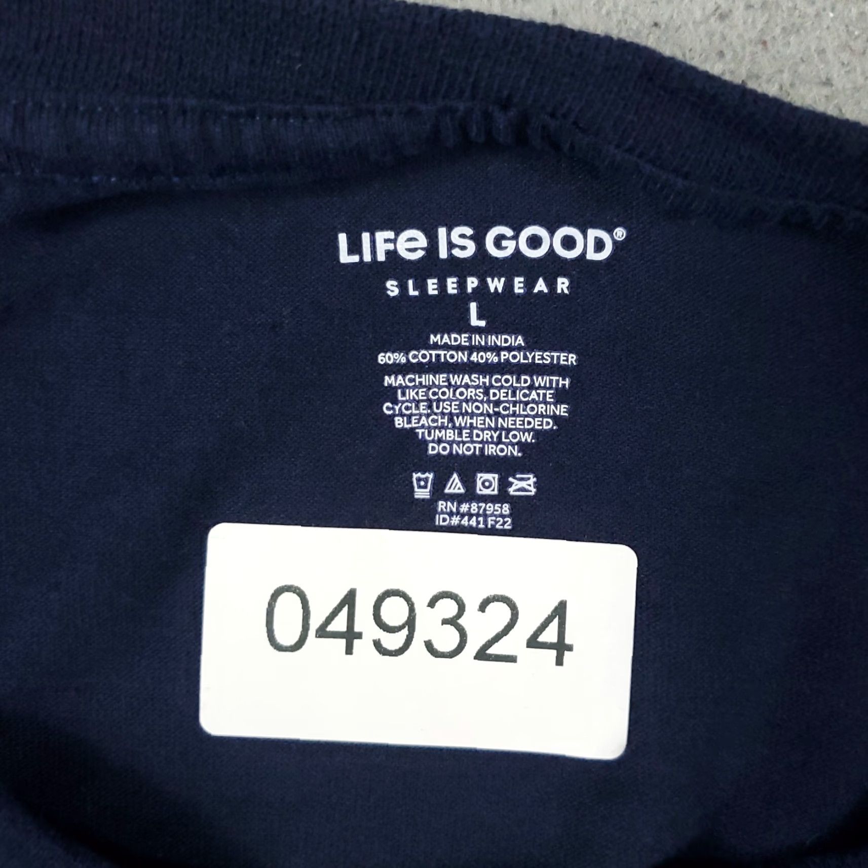 Life is Good VINTAGE Life is Good T-Shirt Men Large Blue Casual Long Sleeve Cotton Logo Crew Neck Size US L / EU 52-54 / 3 - 8 Thumbnail