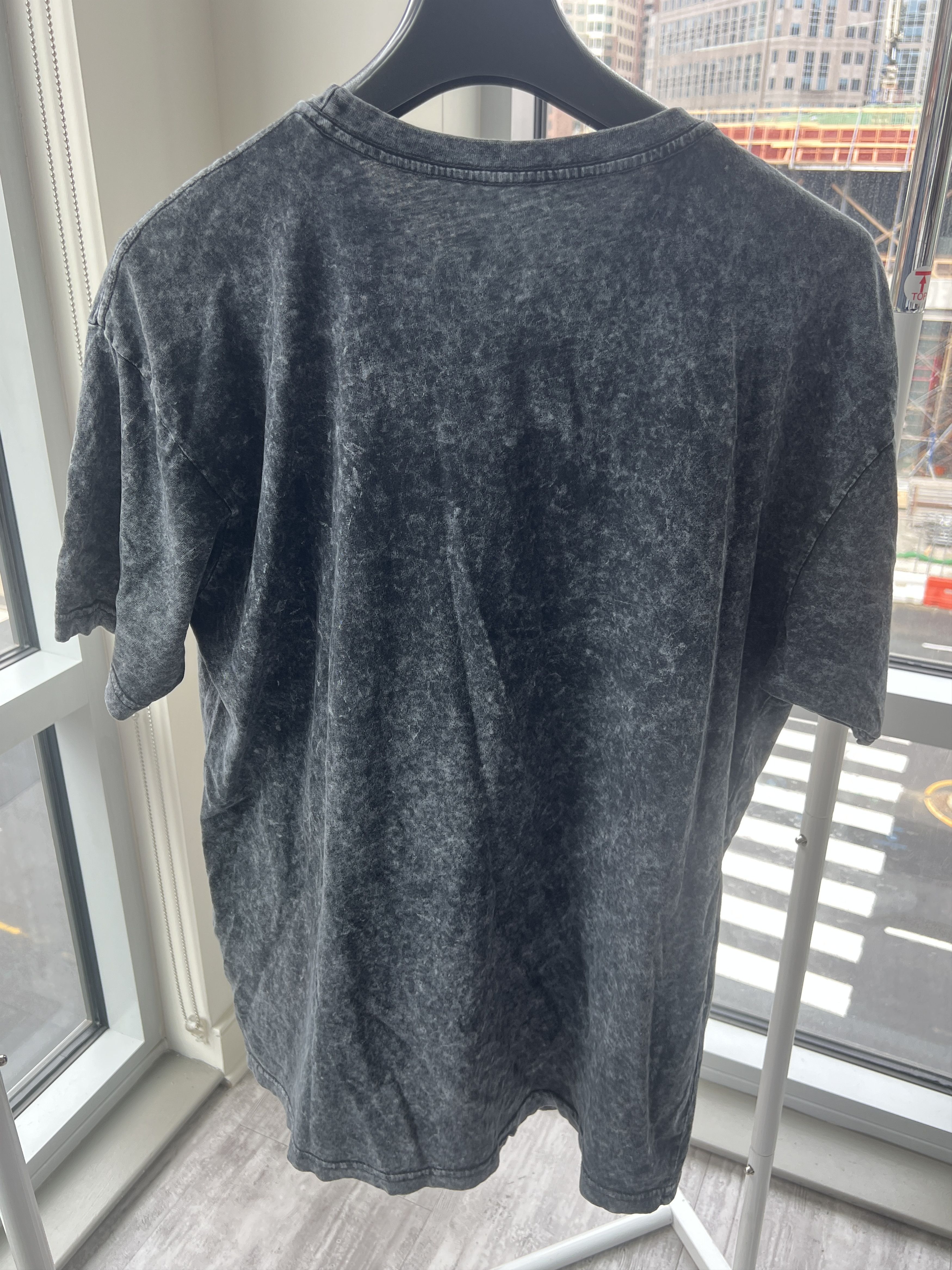 Other Nirvana Graphic Tee Acid Wash Charcoal Gray Smiley Face Logo Size L / US 10 / IT 46 - 2 Thumbnail