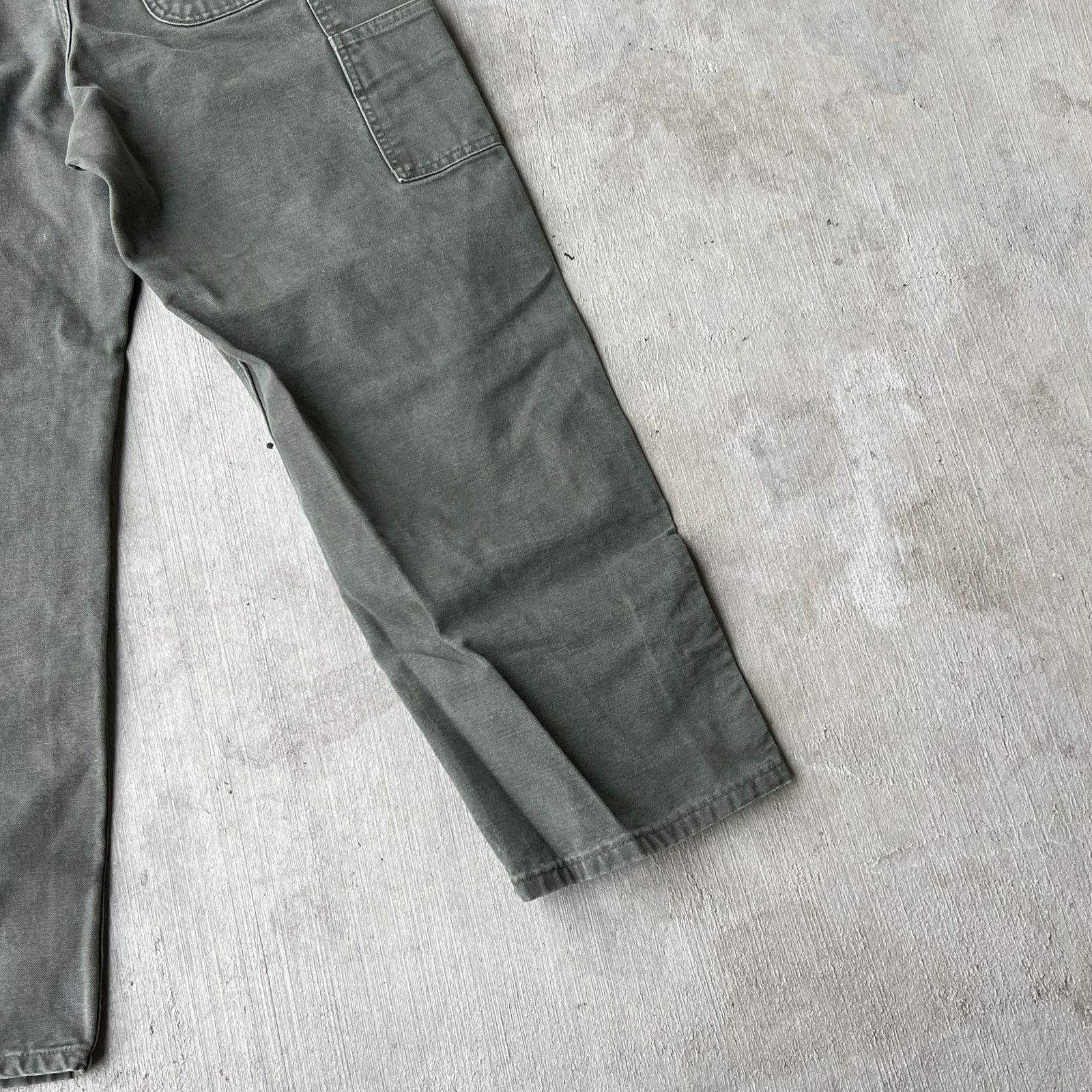 Carhartt × Vintage Carhartt green double knee work wear carpenter pants Size US 32 / EU 48 - 10 Thumbnail