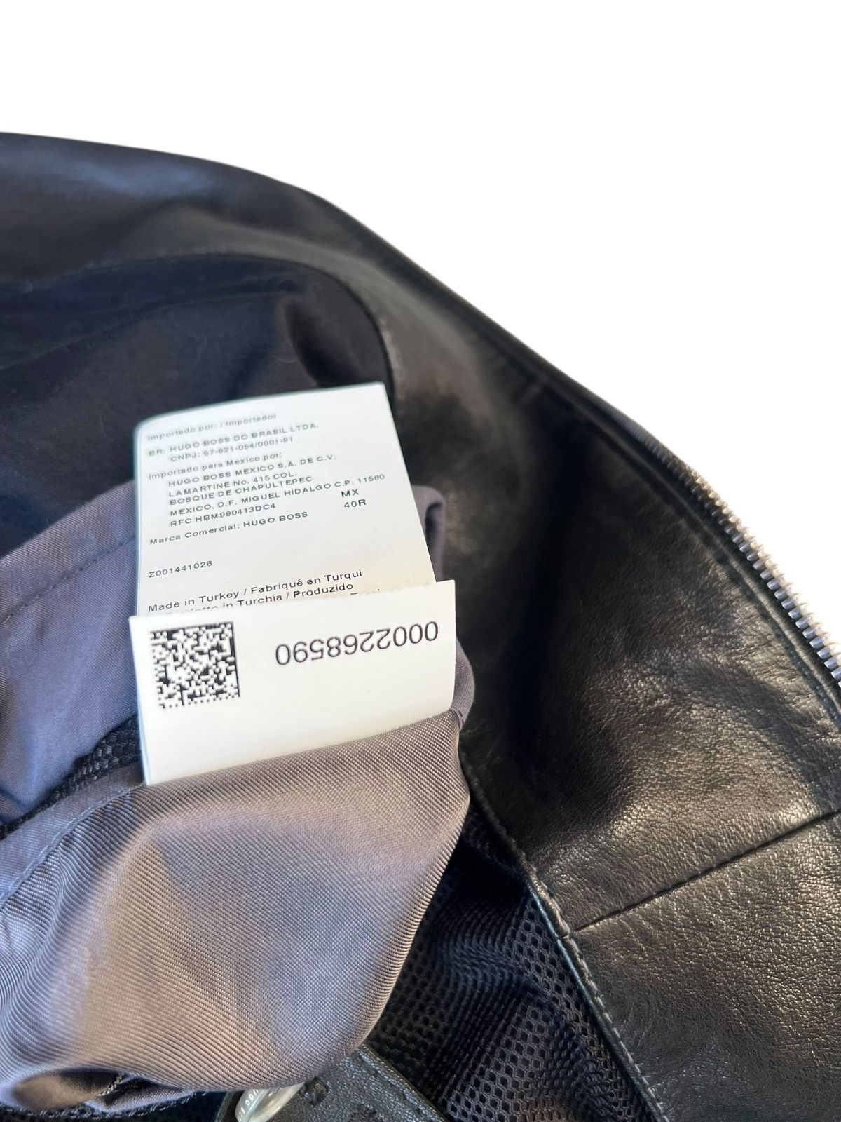 Hugo Boss Hugo Boss Italian Lamb Napa Leather Racer Jacket Size US M / EU 48-50 / 2 - 18 Thumbnail