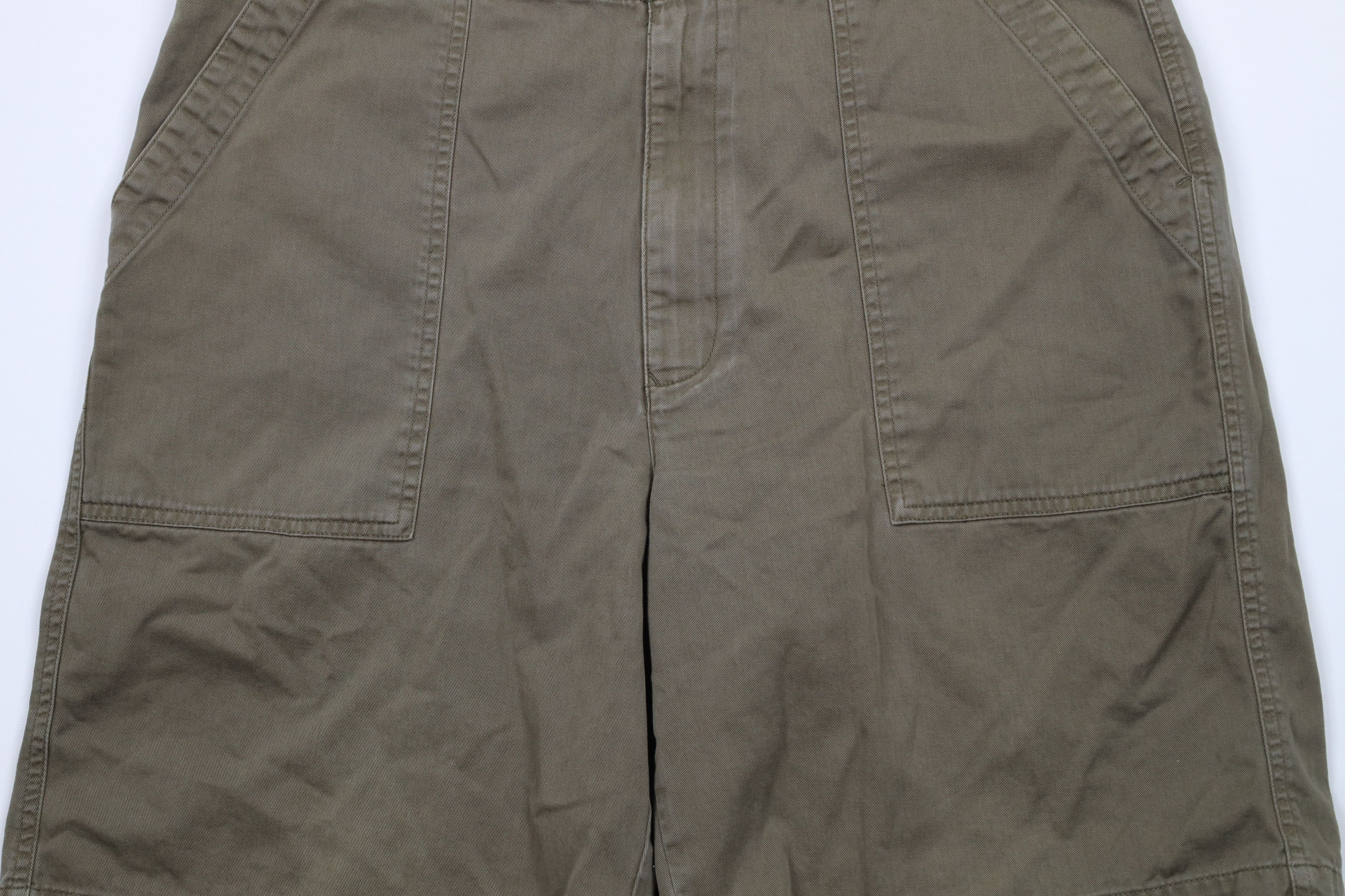 Tommy Hilfiger × Vintage Vintage 90s Tommy Hilfiger Surplus Shorts Drab Green Size US 36 / EU 52 - 3 Thumbnail