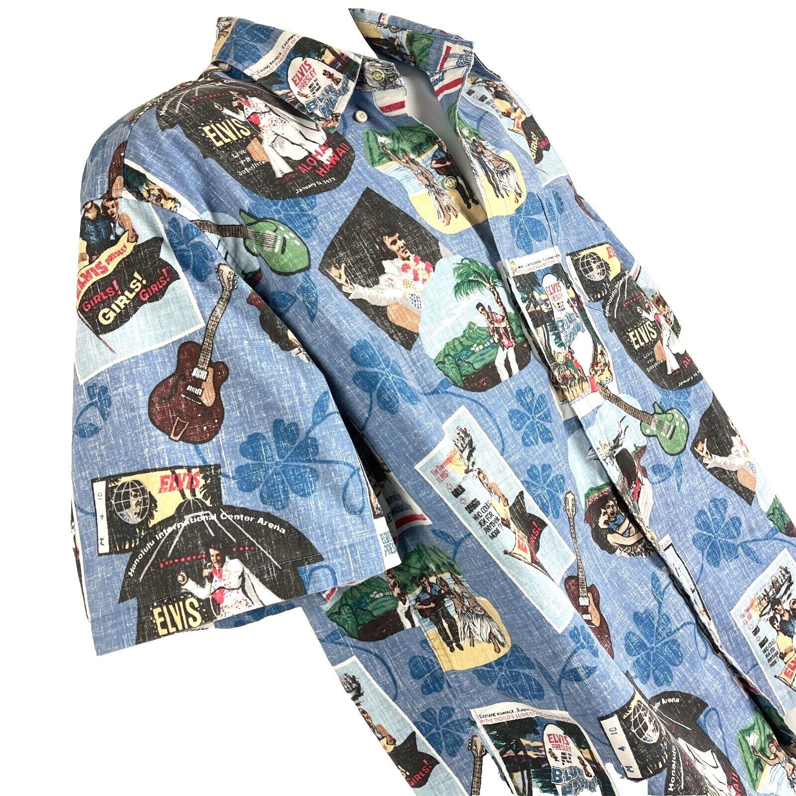 Reyn Spooner Reyn Spooner Elvis Presley Mens Hawaiian Shirt size XL/2XL F Size US XXL / EU 58 / 5 - 8 Thumbnail