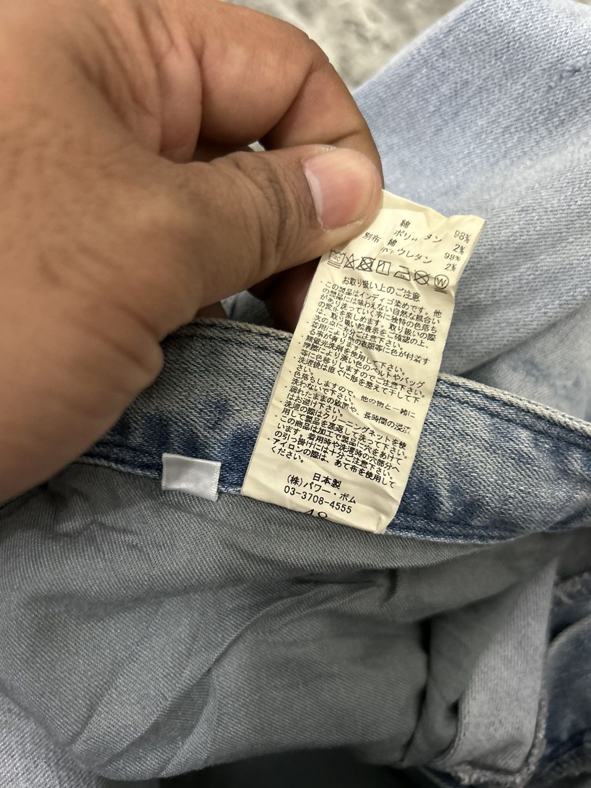 GOSTAR DE FUGA Gostar De Fuga Japan Slim Distressed Jeans Size US 34 / EU 50 - 10 Thumbnail