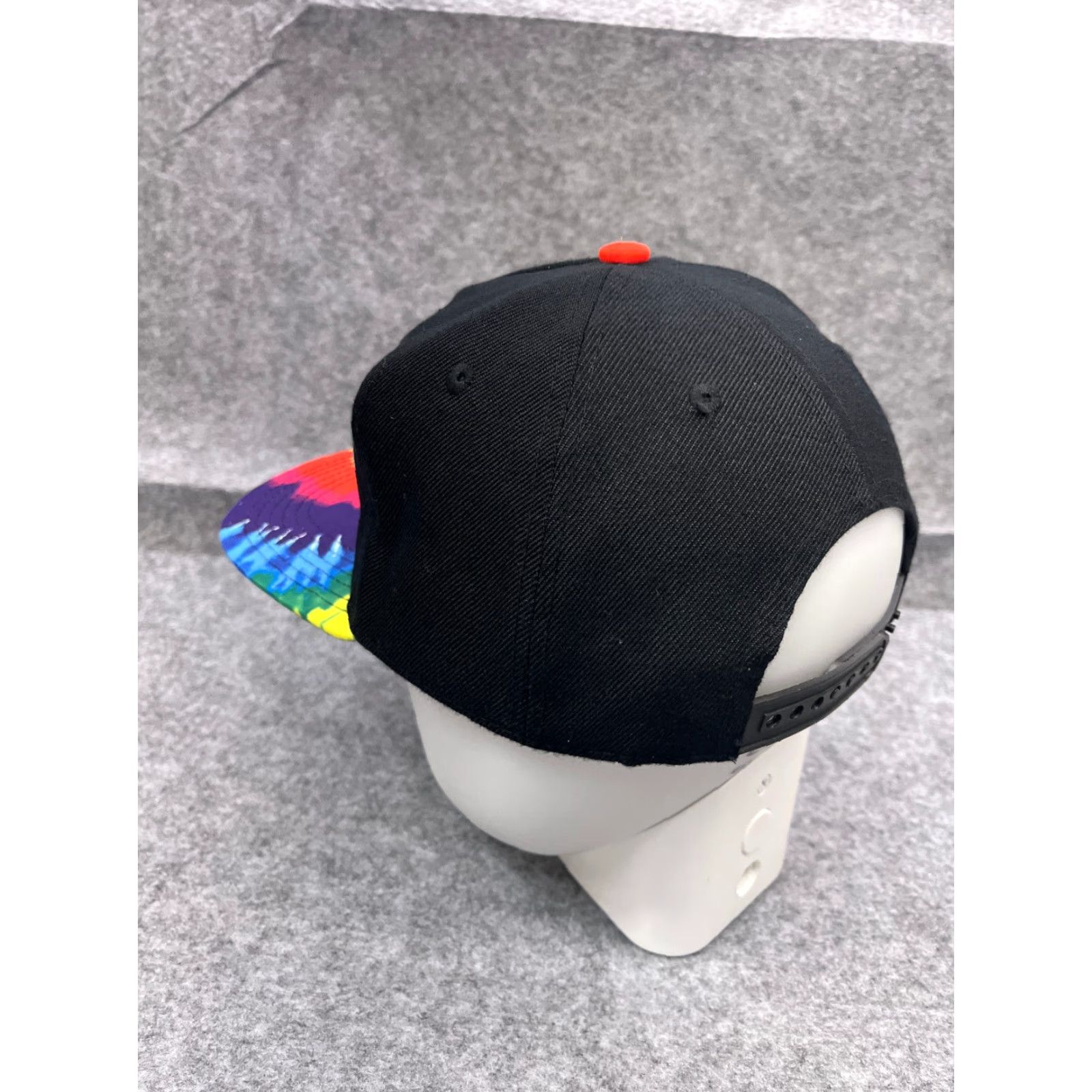 Vintage VINTAGE Batman Six Flags Hat Cap Snap Back Adult One Size Black Tie Dye Cotton Blend Size ONE SIZE - 5 Thumbnail