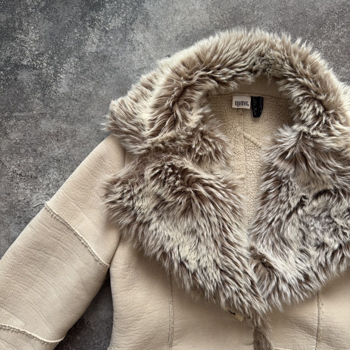 Hysteric Glamour Y2K Boho Shearling Style Faux Fur Coat Jacket Size M / US 6-8 / IT 42-44 - 3 Thumbnail