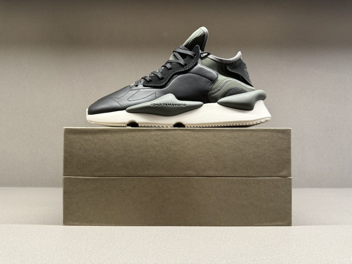 Y-3 Adidas Y-3 Kaiwa Black Cinder Chalk Pearl Size US 12.5 / EU 45-46 - 2 Thumbnail