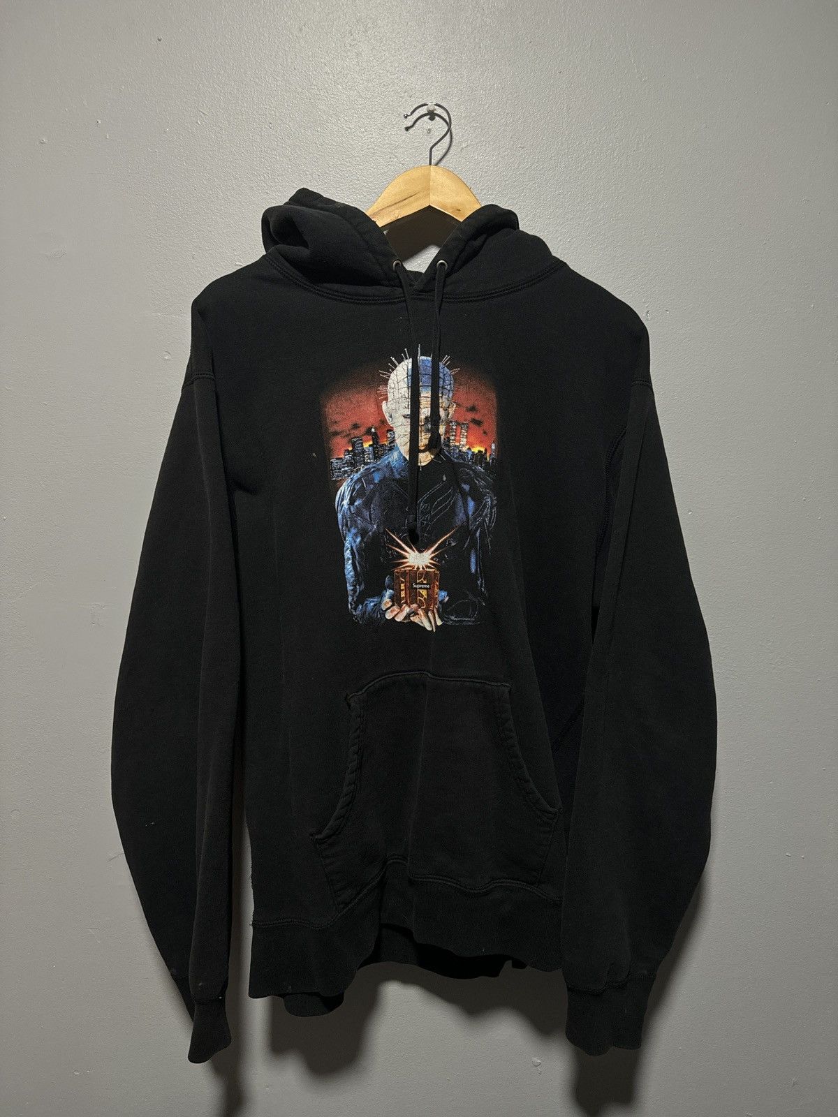 Supreme hellraiser hoodie Tops