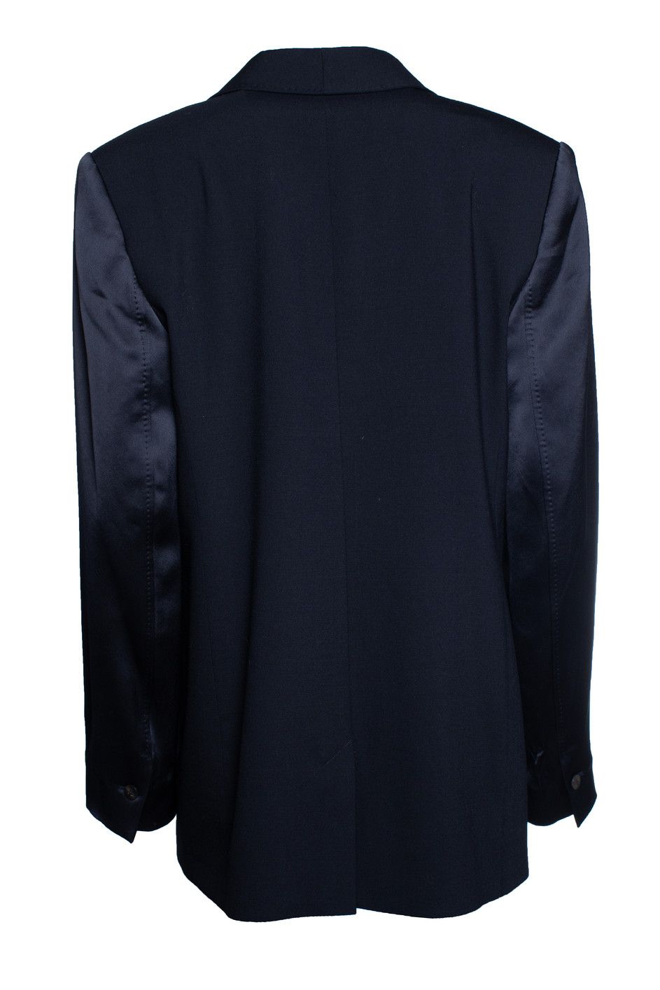 Other Frenken, wool blazer with shiny sleeves in blue Size XL / US 12-14 / IT 48-50 - 3 Thumbnail
