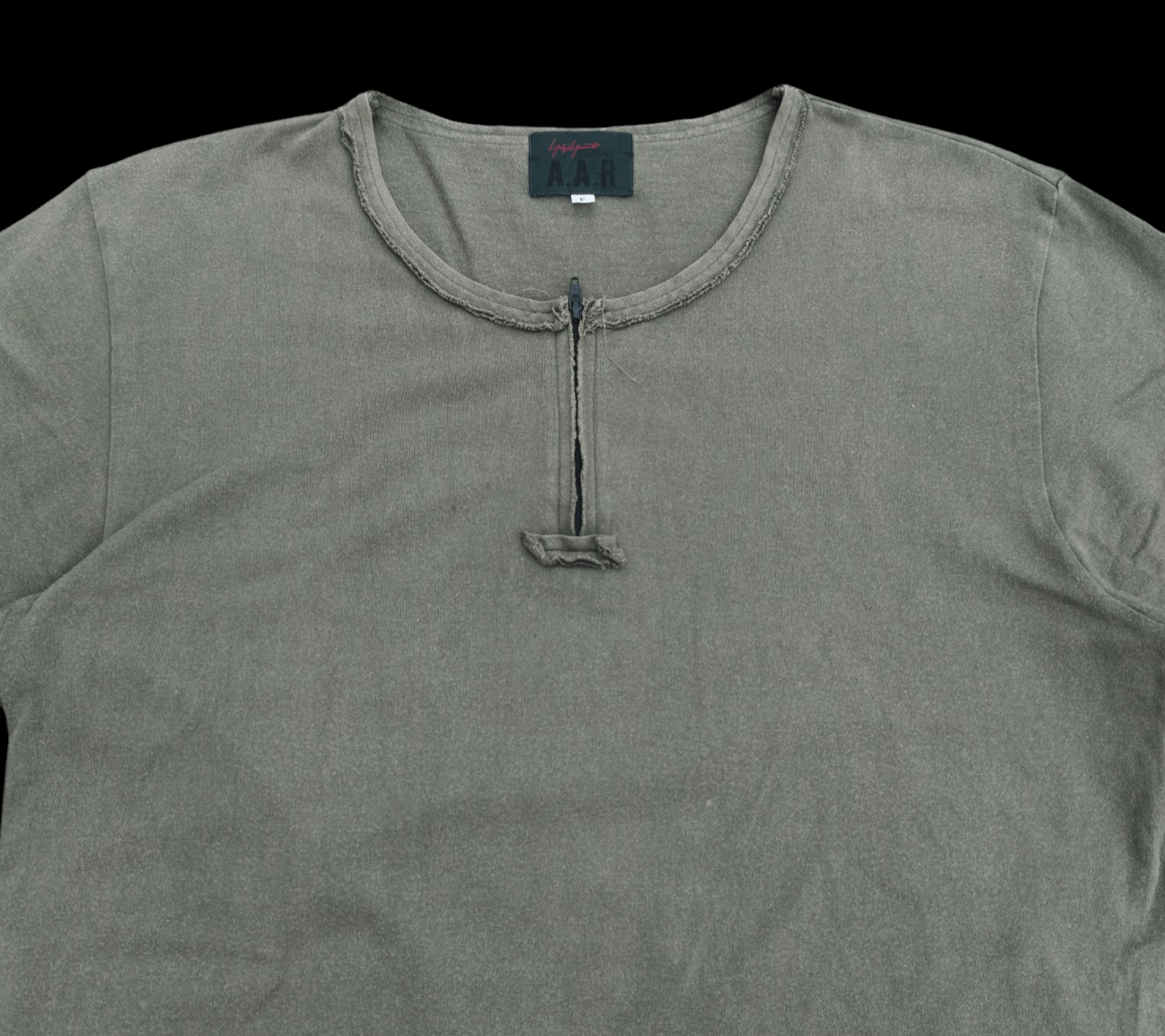 Japanese Brand × Yohji Yamamoto Vintage A.A.R by yohji yamamoto zip t-shirt Size US M / EU 48-50 / 2 - 2 Thumbnail