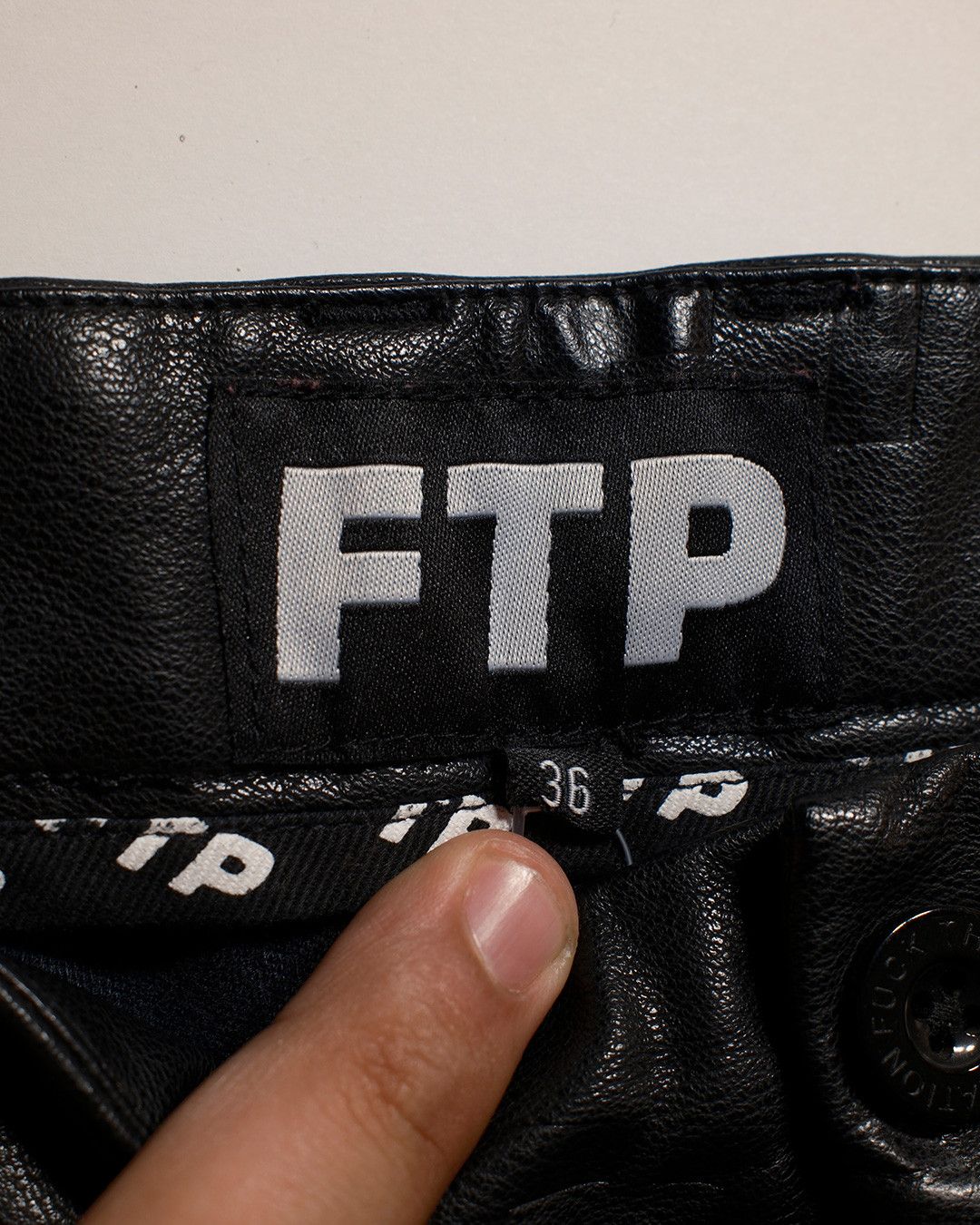 Fuck The Population FTP Faux Leather Pants Size US 36 / EU 52 - 4 Thumbnail