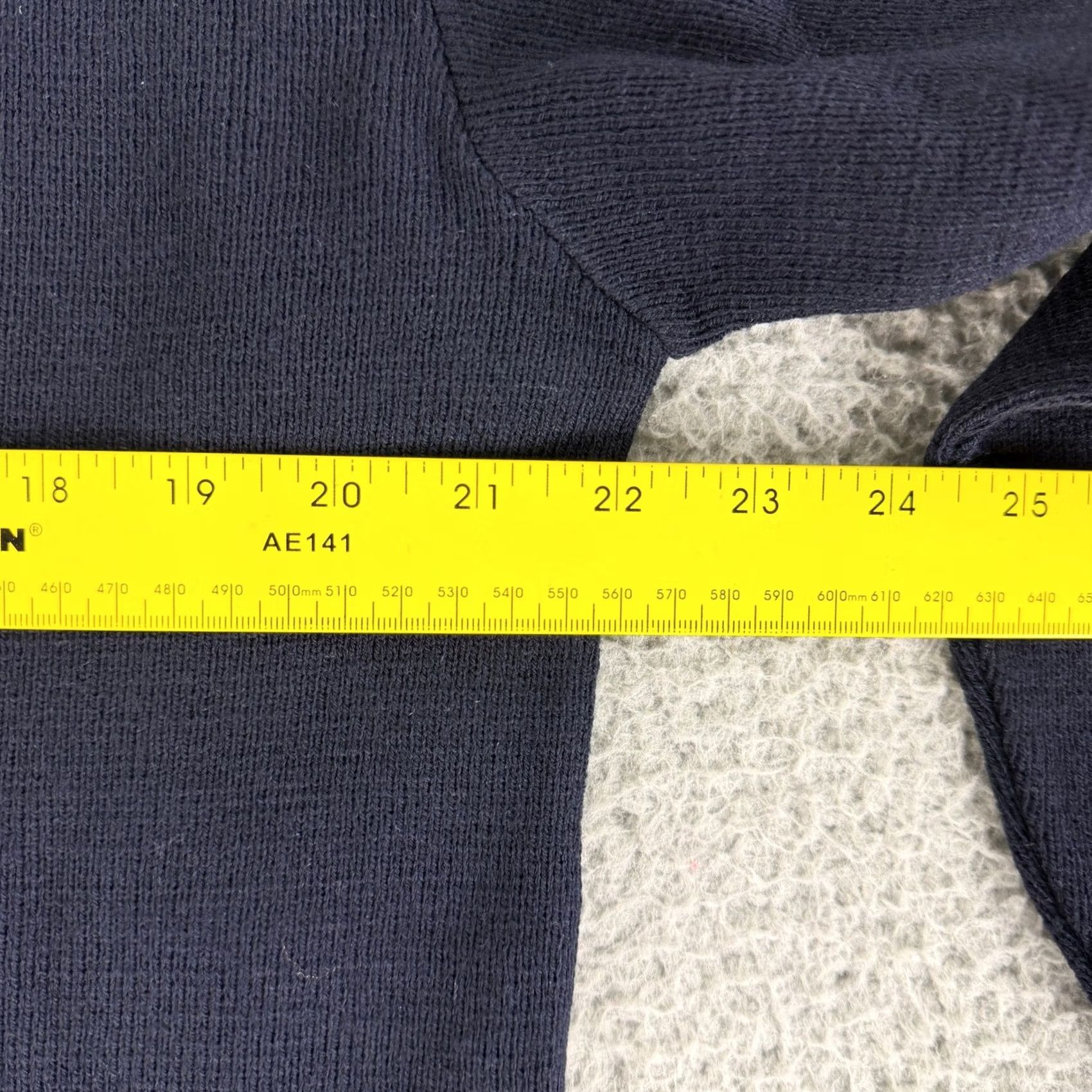 Vintage VINTAGE Broadway Supply Sweater Mens Small Navy Blue Crewneck Long Sleeve Made in USA Size US S / EU 44-46 / 1 - 5 Thumbnail