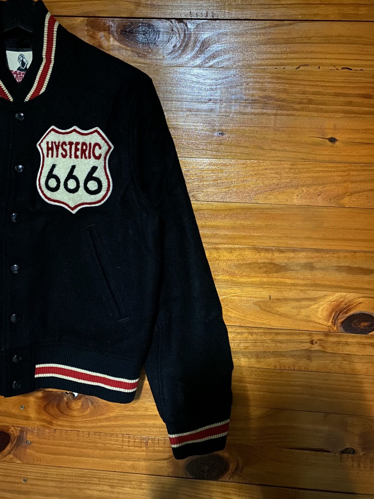 Hysteric Glamour Hysteric Glamour “Hysteric 666” Varsity Jacket Embroidered Size US M / EU 48-50 / 2 - 5 Thumbnail