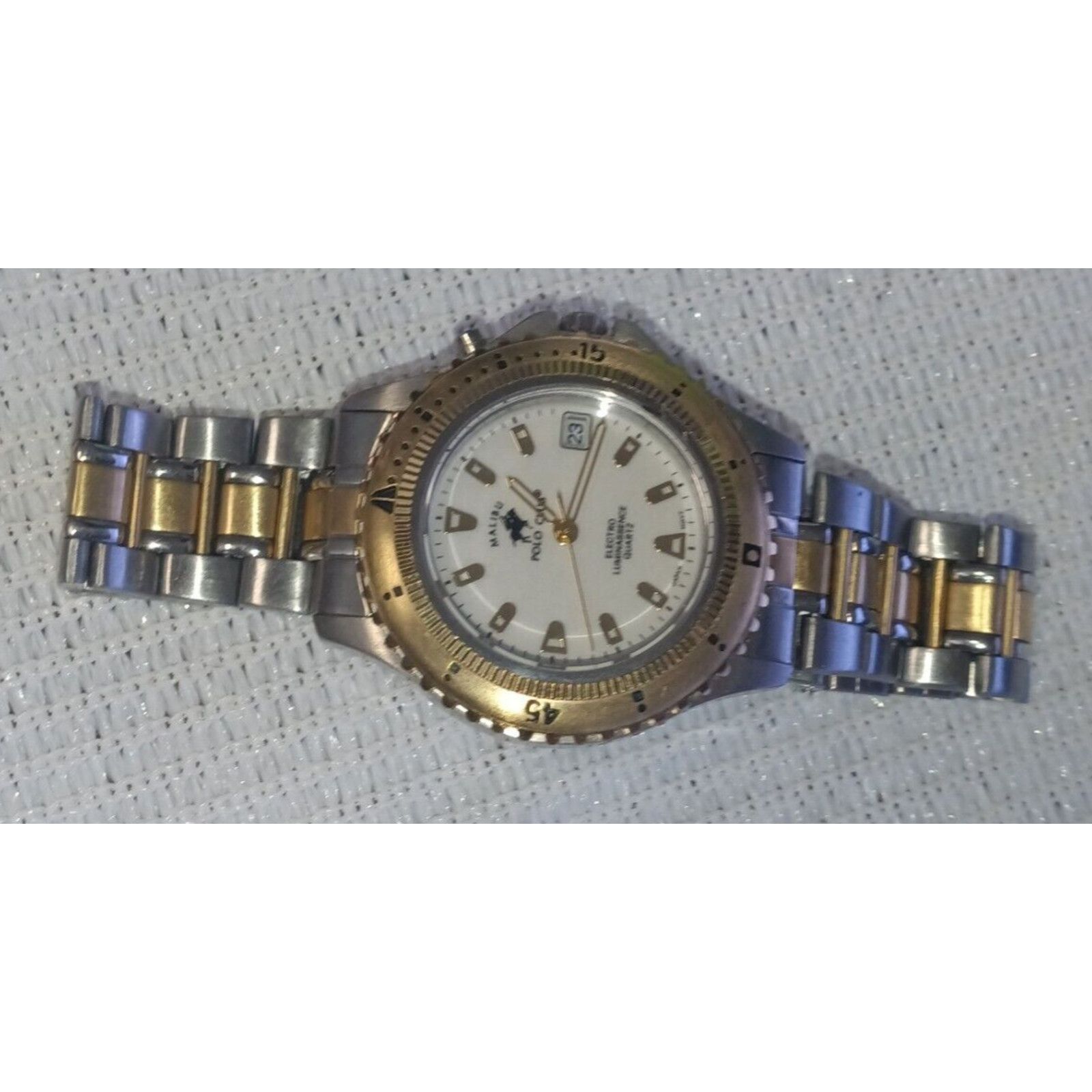 Polo Ralph Lauren VTG Malibu Polo Club Ladies Watch MPC-S-146 Needs Battery Size ONE SIZE - 3 Thumbnail