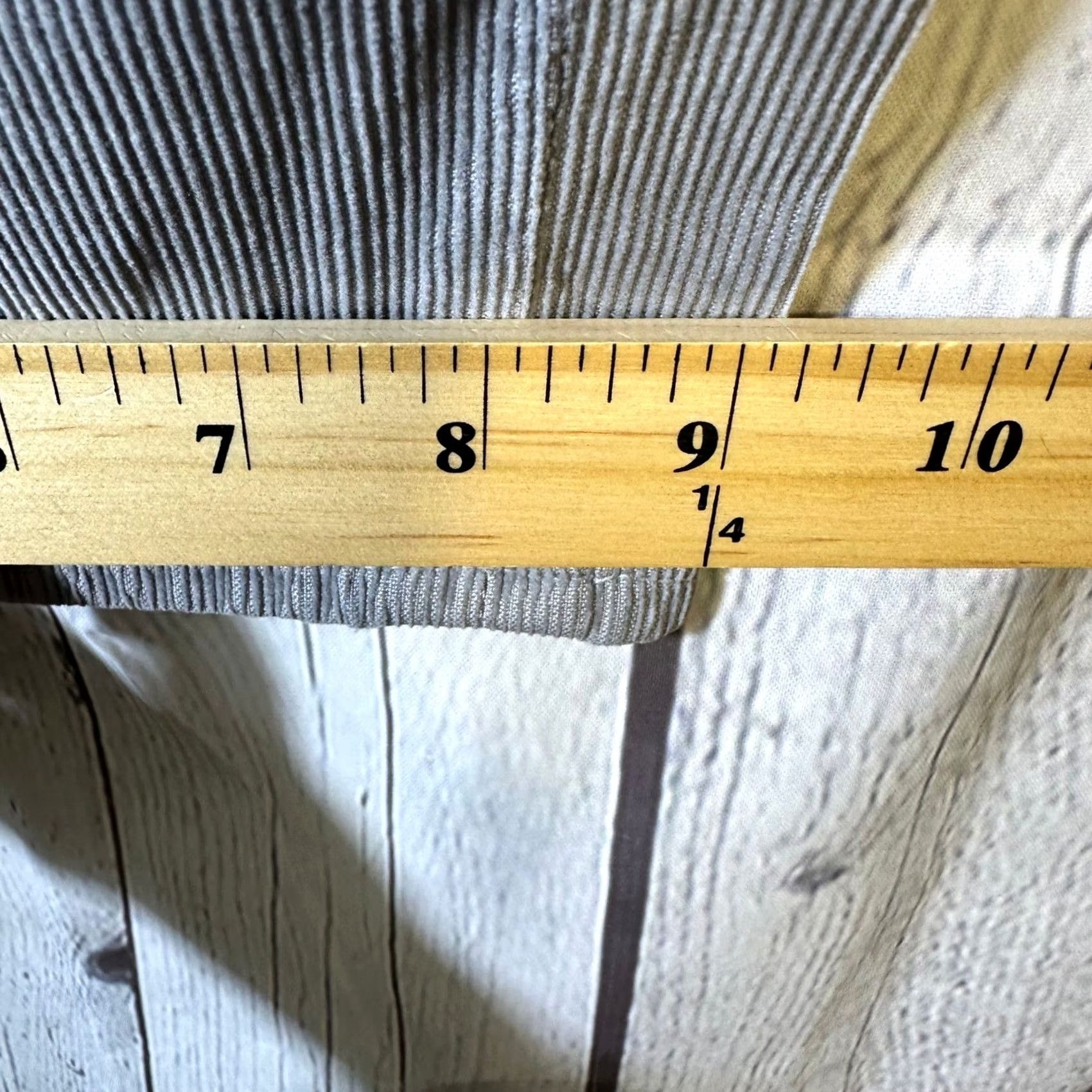 Vintage AG Adriano Goldschmied Mens Grey Corduroy Straight Leg Pants 32 Size US 32 / EU 48 - 6 Thumbnail