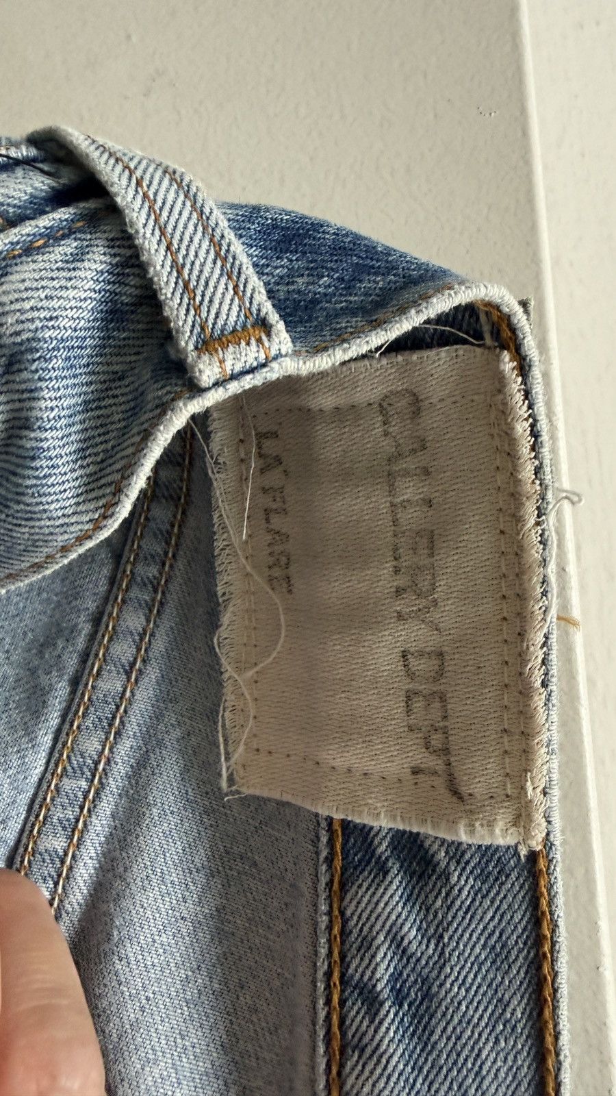 Gallery Dept. Gallery Dept. Light Blue Paint Splatter Flared Denim Men's Size US 33 - 11 Thumbnail