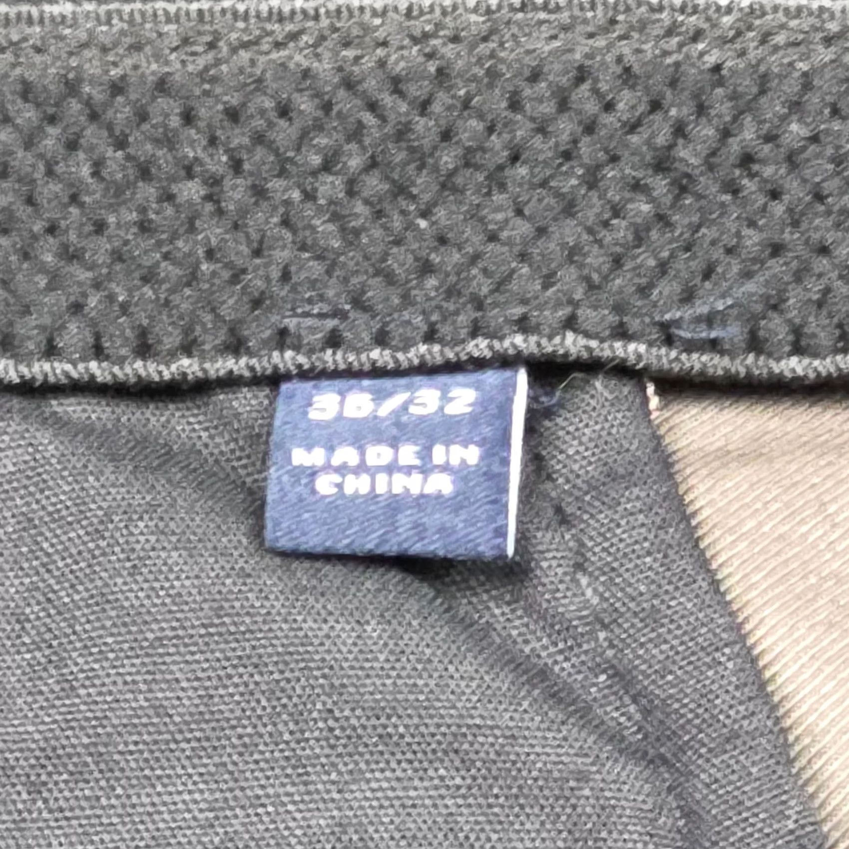 Vintage 7Diamonds Parker Chino Pants Mens 36x32 Charcoal Straight Fit Performance New Size US 36 / EU 52 - 6 Thumbnail