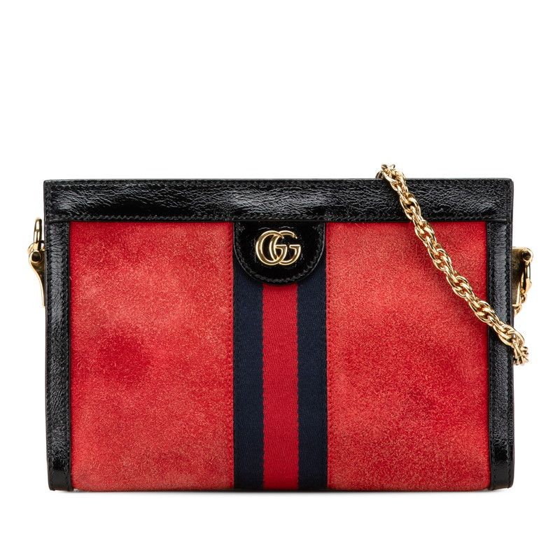 Nice Bag Gucci 503877 Gucci Gucci Ophidia Leather Suede Shoulder
