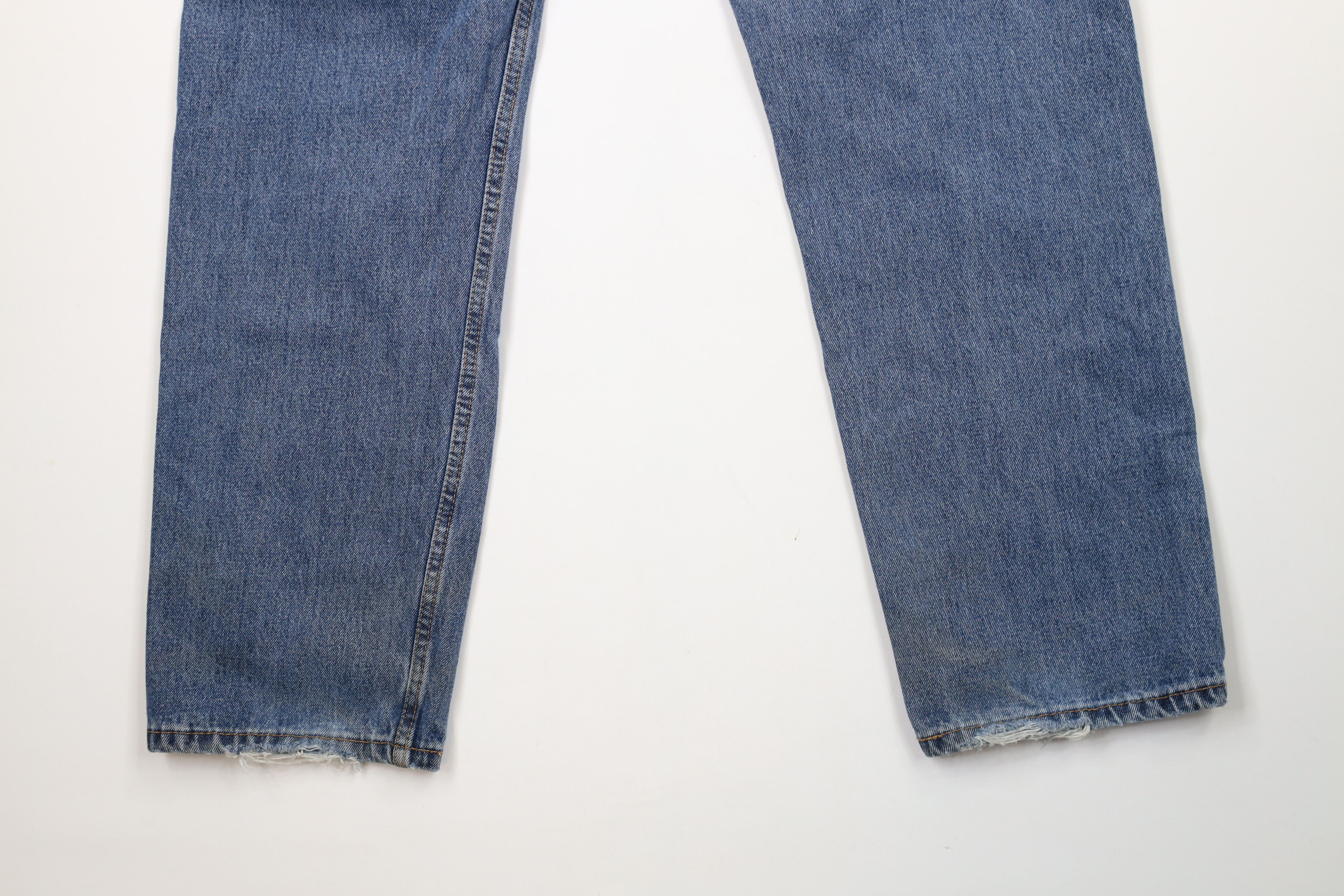 Levi's × Vintage Vintage Y2K Levis 505 Regular Fit Denim Jeans Blue Cotton Size US 36 / EU 52 - 13 Thumbnail