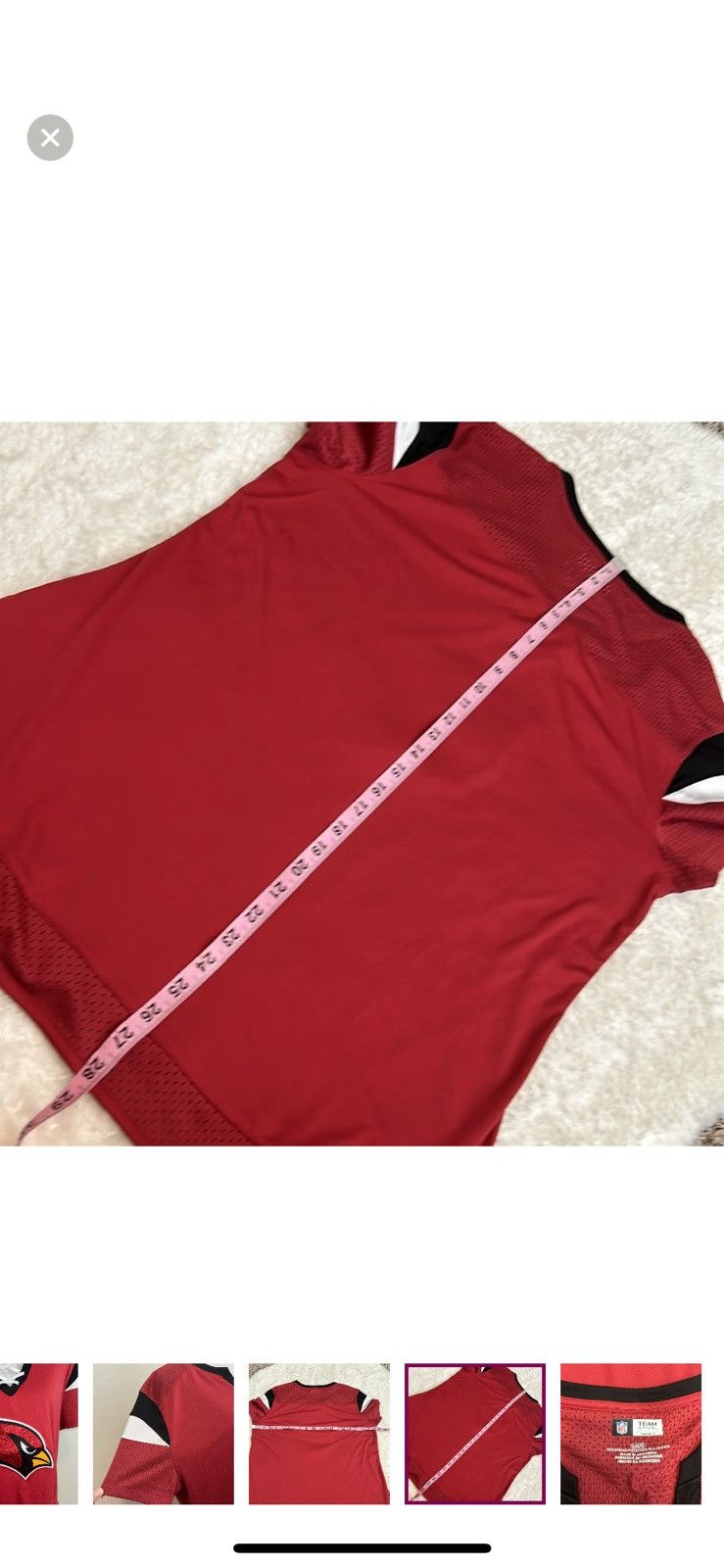 NFL NFL large Arizona cardinals jersey shirt Size L / US 10 / IT 46 - 3 Thumbnail