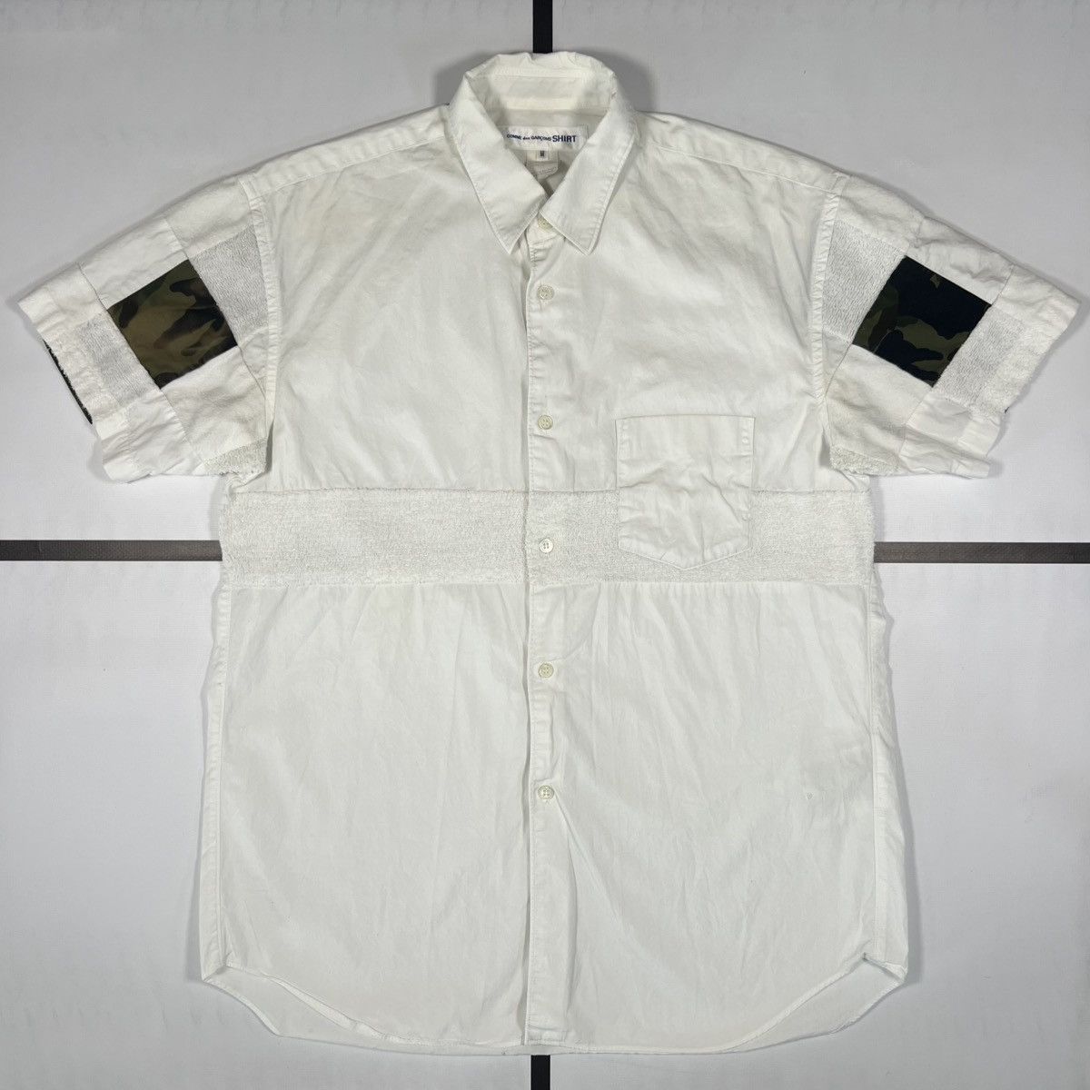 Comme des Garcons SHIRT |[ SS11 Comme Des Garcons SHIRT Runway Patchwork Shirt ]| Size US M / EU 48-50 / 2 - 2 Thumbnail