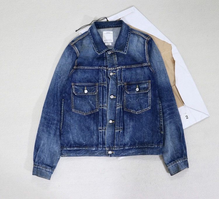 Visvim Visvim 101 Jkt Dry3 Dmgd-1000 Dry-1000 Denim Jacket | Grailed