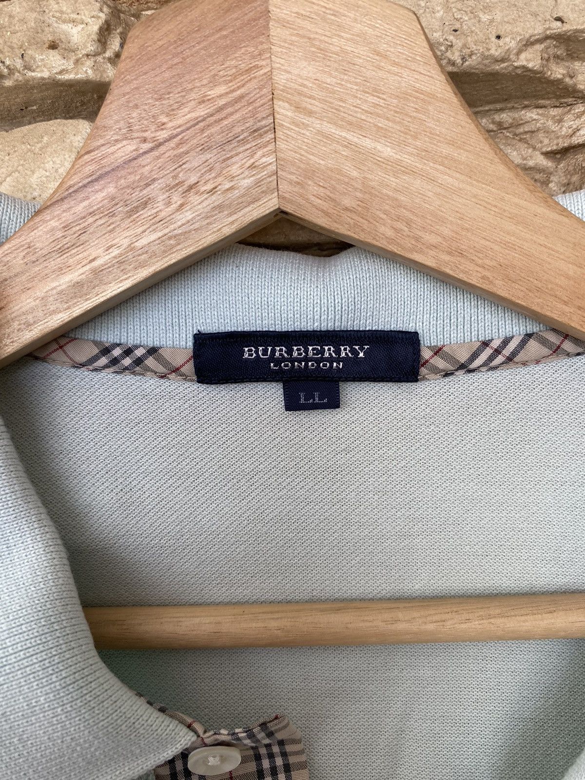 Burberry Vintage Burberry London Nova Check Polo Shirt Size US XL / EU 56 / 4 - 5 Thumbnail