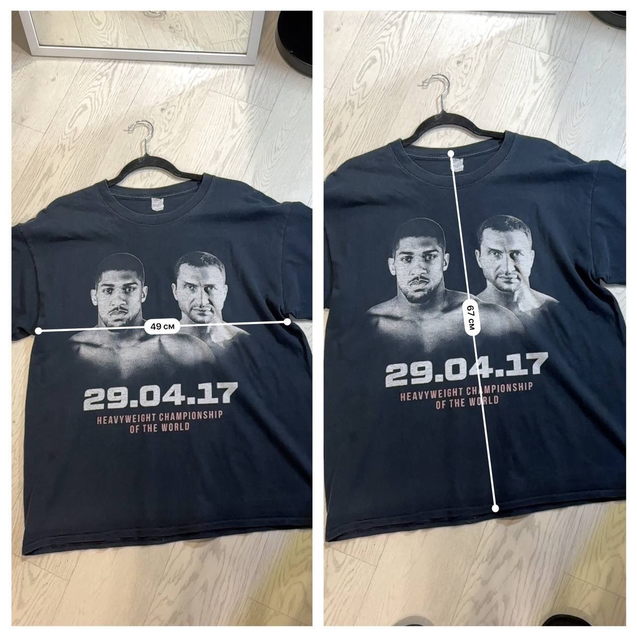 Other Anthony Joshua Vs Vladimir Klitschko 2017 T-Shirt Size:M Size US M / EU 48-50 / 2 - 8 Thumbnail