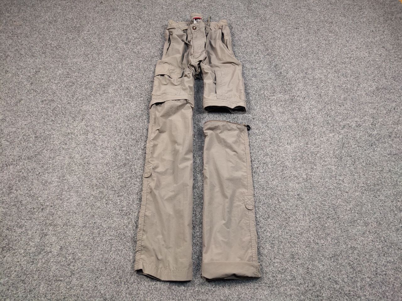 The North Face Vintage 90's The North Face Cargo Beige Track Pants x Shorts Size US 34 / EU 50 - 2 Thumbnail