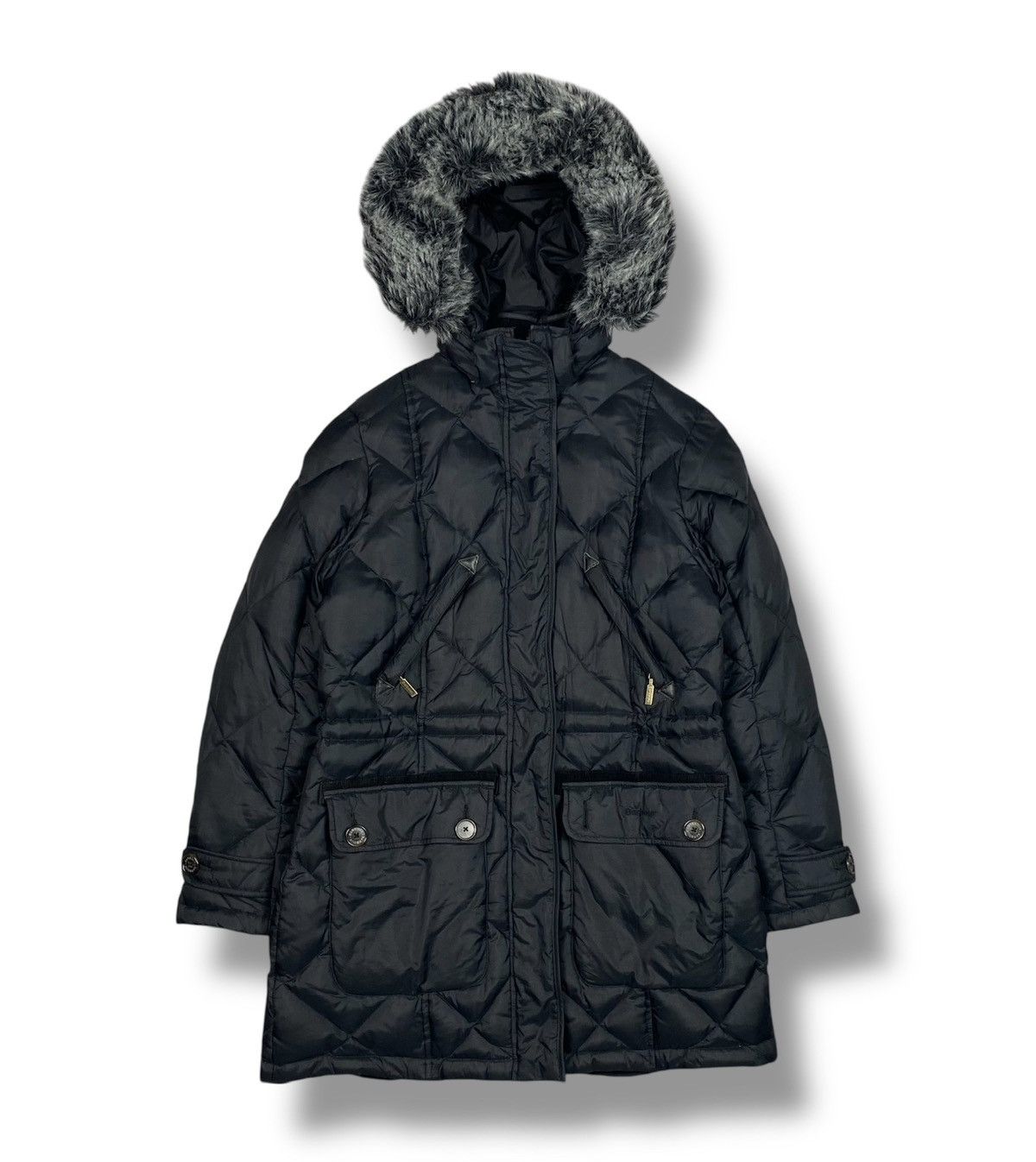 Barbour Barbour Bowfell Down Parka Fur Hood Quilted Coat Women’s M Size M / US 6-8 / IT 42-44 - 1 Thumbnail