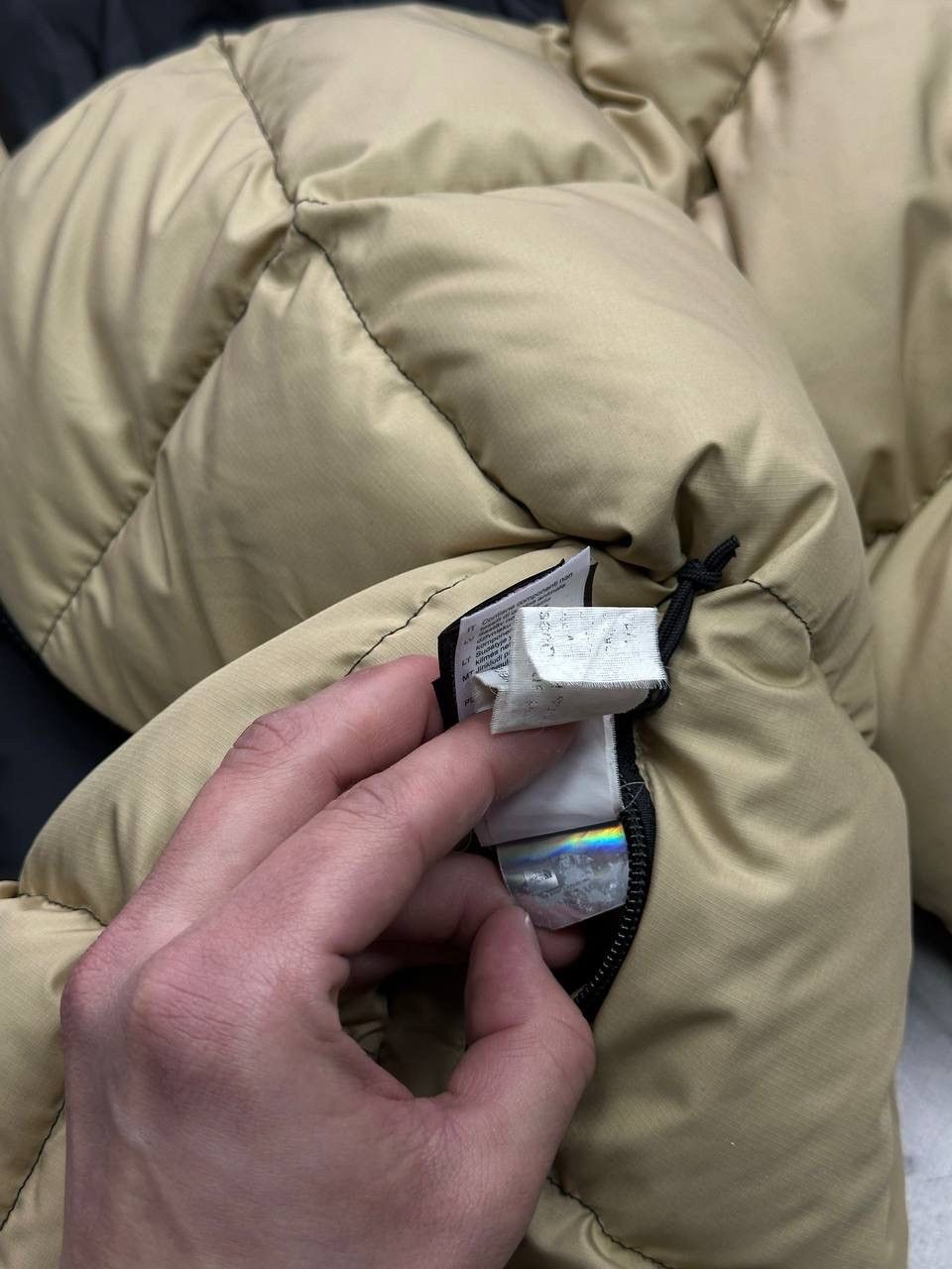 The North Face The North Face 1996 700 Nuptse Down Jacket Beige Black L Size US L / EU 52-54 / 3 - 15 Thumbnail