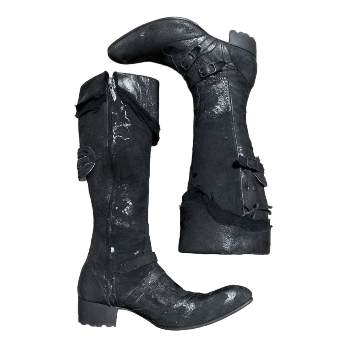 Yohji Yamamoto x Hiromu Takahara 2 tones shoes · About