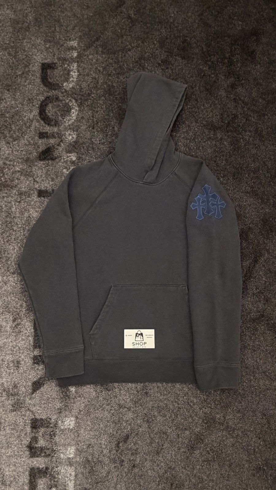Chrome Hearts BRAND NEW CHROME HEARTS NAVY PAPERJAM HOODIE PULLOVER Size US S / EU 44-46 / 1 - 1 Thumbnail