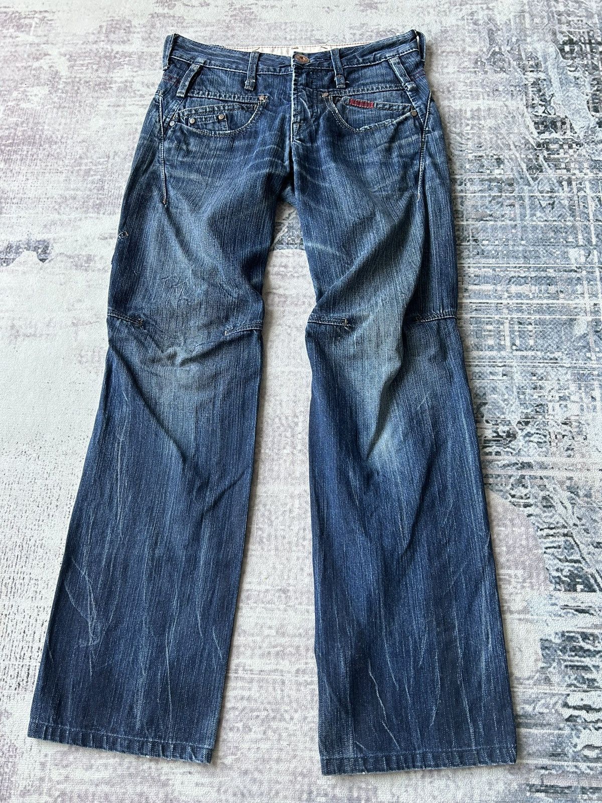Marithe + Francois Girbaud Marithe Francois Girbaud Cargo Jeans Size US 29 - 3 Thumbnail