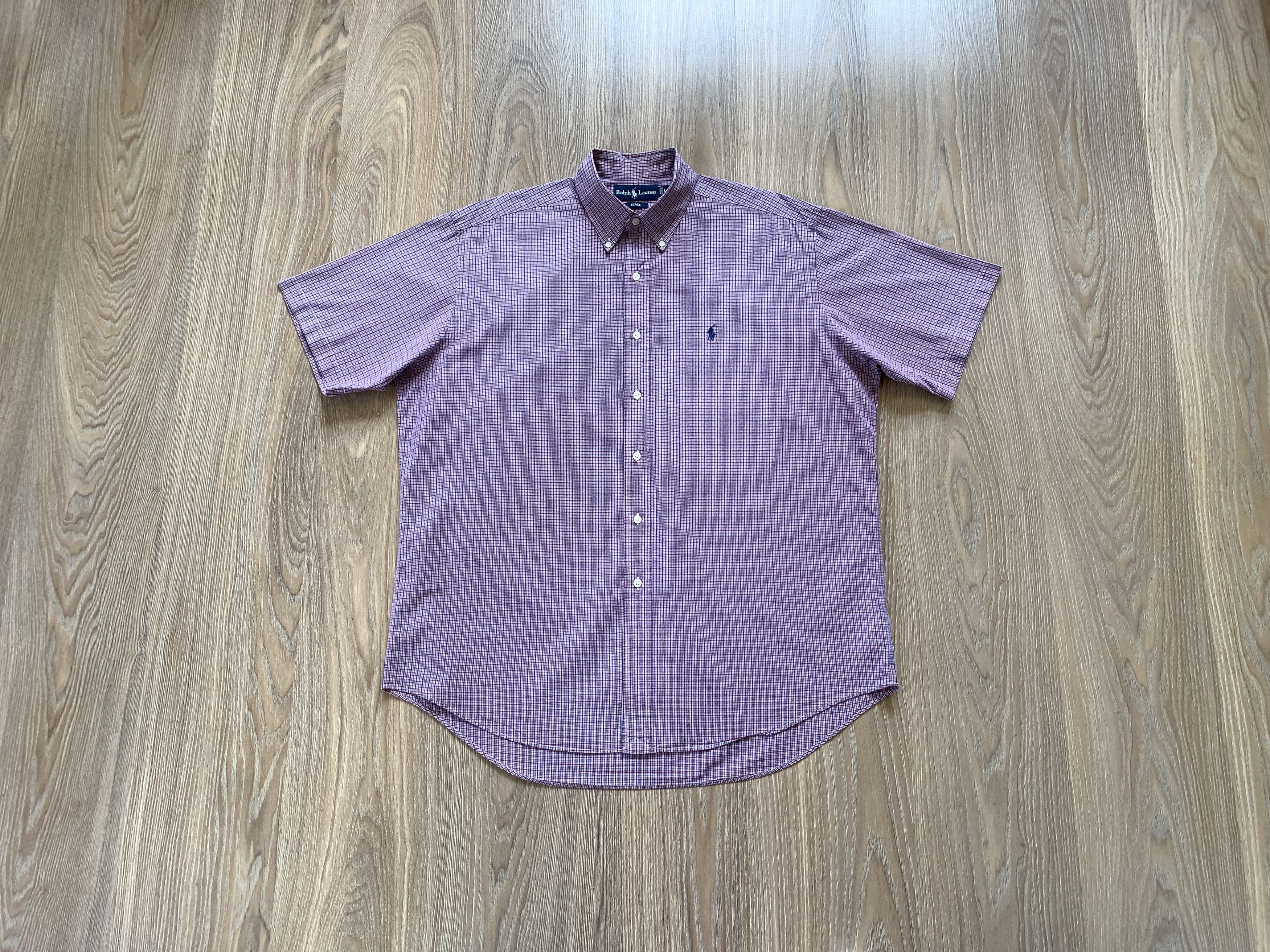 Polo Ralph Lauren × Ralph Lauren × Vintage Polo Ralph Lauren Blake Vintage Short Sleeve Shirt Size US L / EU 52-54 / 3 - 1 Thumbnail