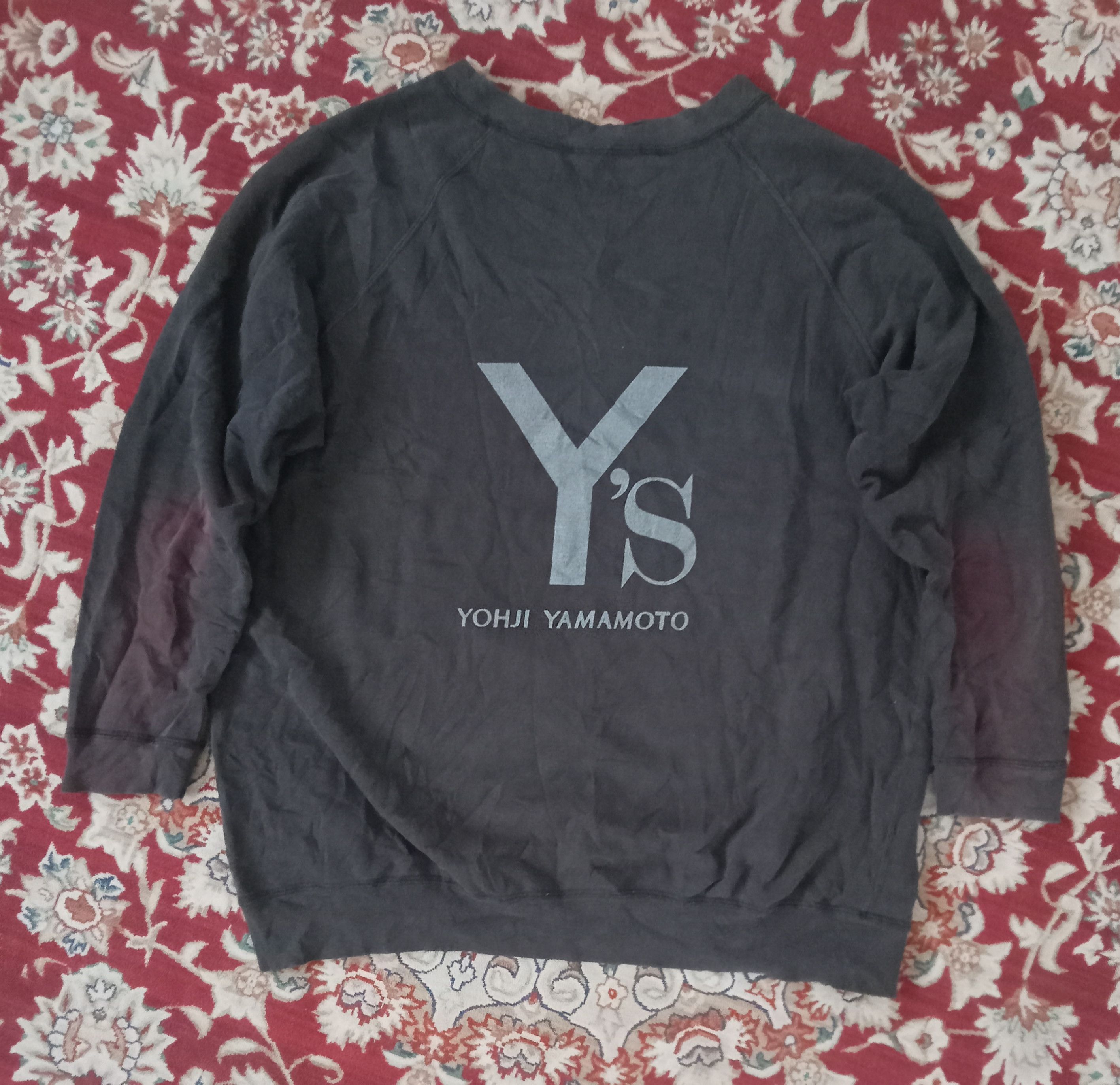 Yohji Yamamoto Yohji Yamamoto Vintage Distressed Sweatshirt Size US M / EU 48-50 / 2 - 1 Thumbnail