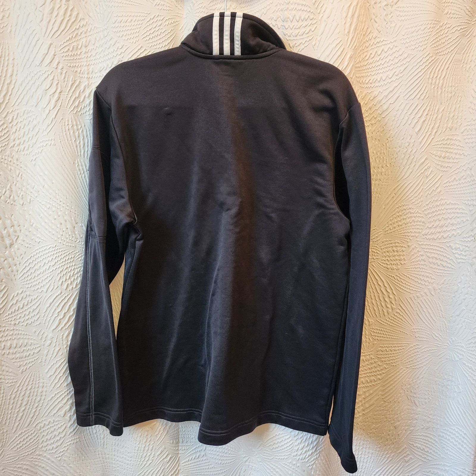 Adidas Adidas Men's L Black Classic Track Jacket 3-Stripes Size US L / EU 52-54 / 3 - 2 Thumbnail