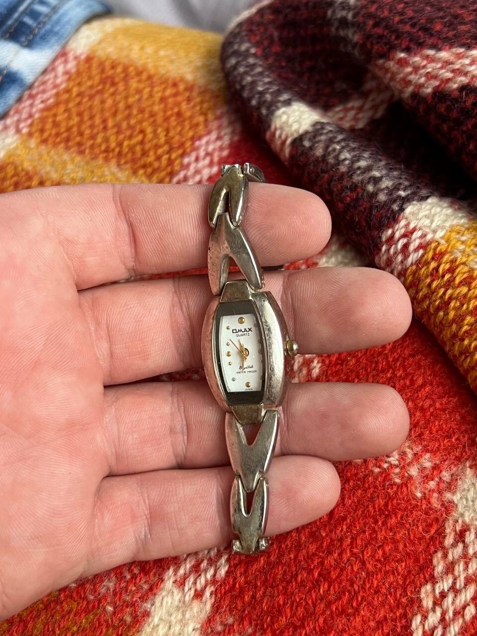 Vintage Japanese style futuristic Link Metal Watch Bracelet