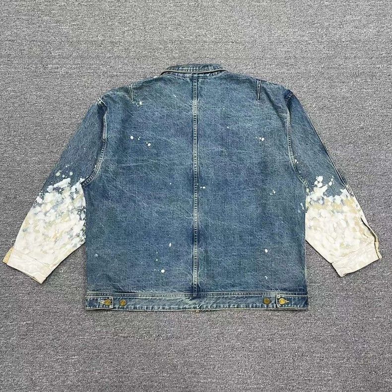 Fear of God Fear of God Season 5 ink-splashed denim jacket Size US XL / EU 56 / 4 - 1 Thumbnail