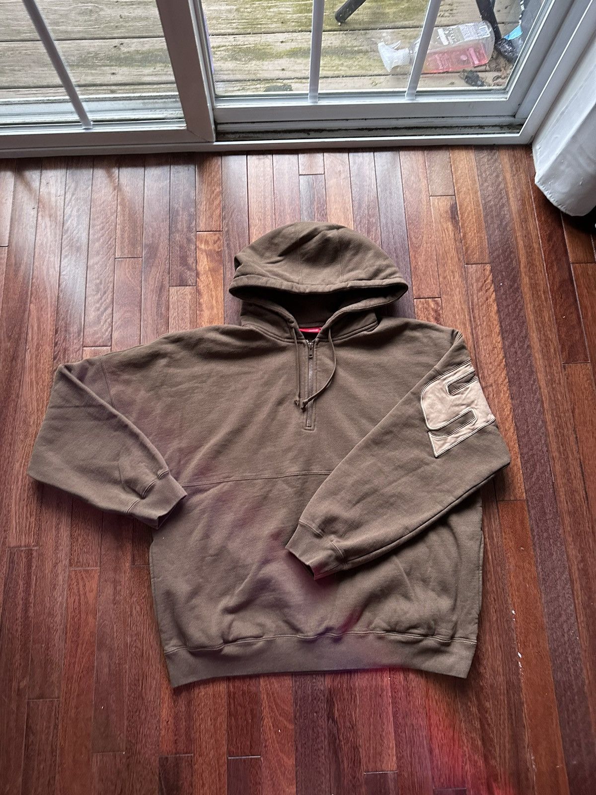 Supreme Supreme Wrapped Half Zip Hoodie - Large - Brown Size US L / EU 52-54 / 3 - 4 Thumbnail