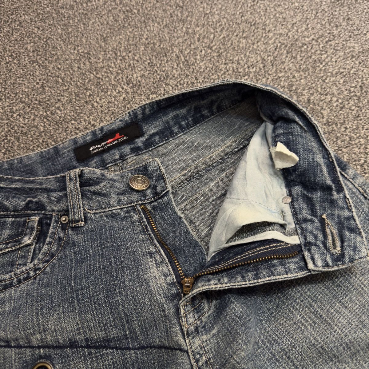 Japanese Brand Y2K Flared Boot Cut Japanese Preton Jean True Religion Style Size US 30 / EU 46 - 12 Thumbnail