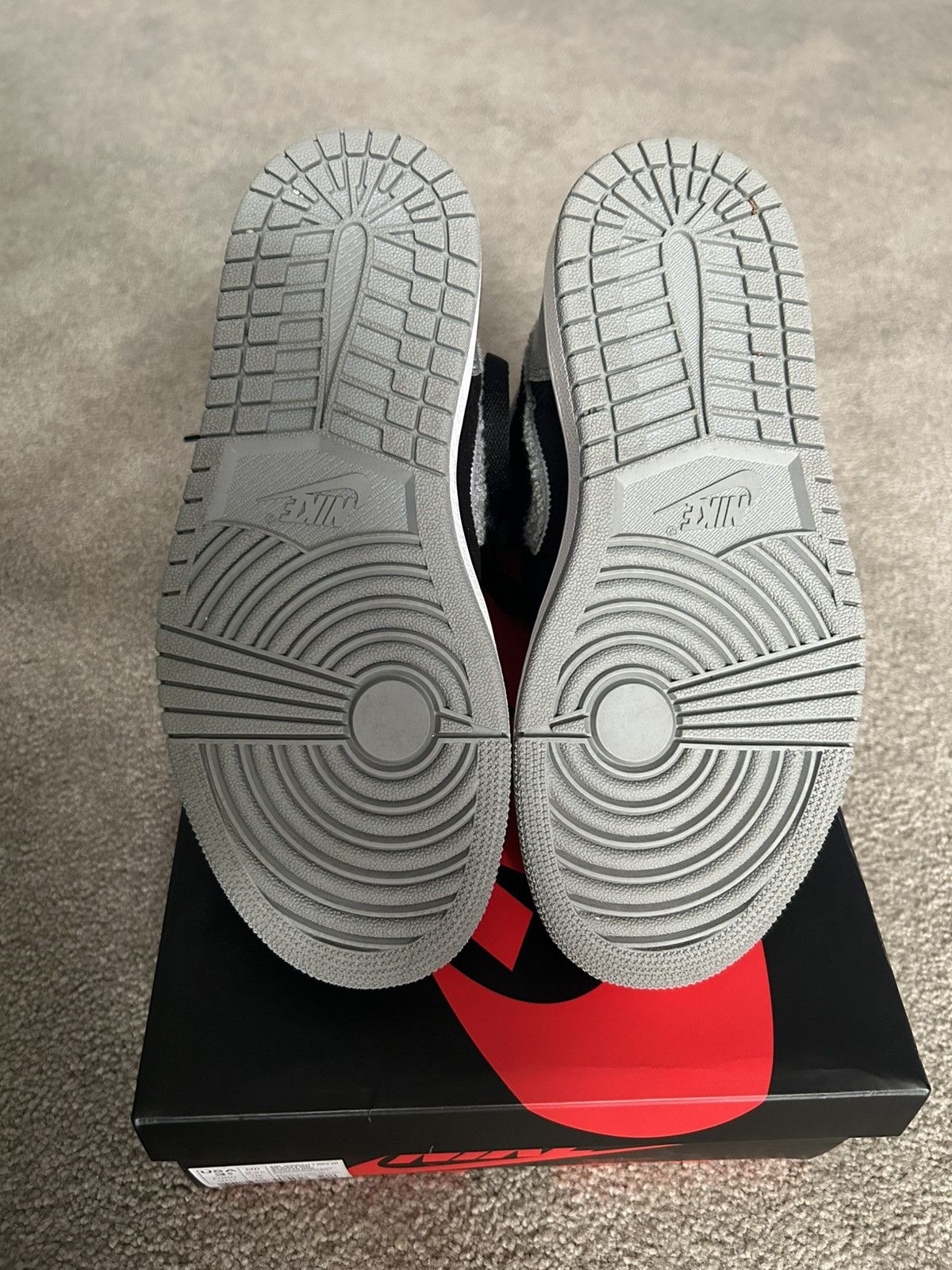 Jordan Brand × Nike Air Jordan 1 High Aleali May Satin Shadow 3.5Y Size US 5 / IT 35 - 6 Thumbnail