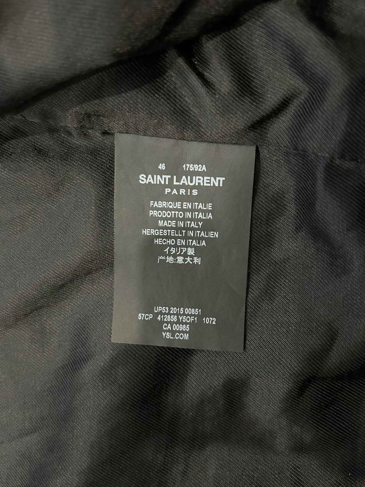 Saint Laurent Paris RARE SS16 FRINGE PYTHON Size US S / EU 44-46 / 1 - 9 Thumbnail