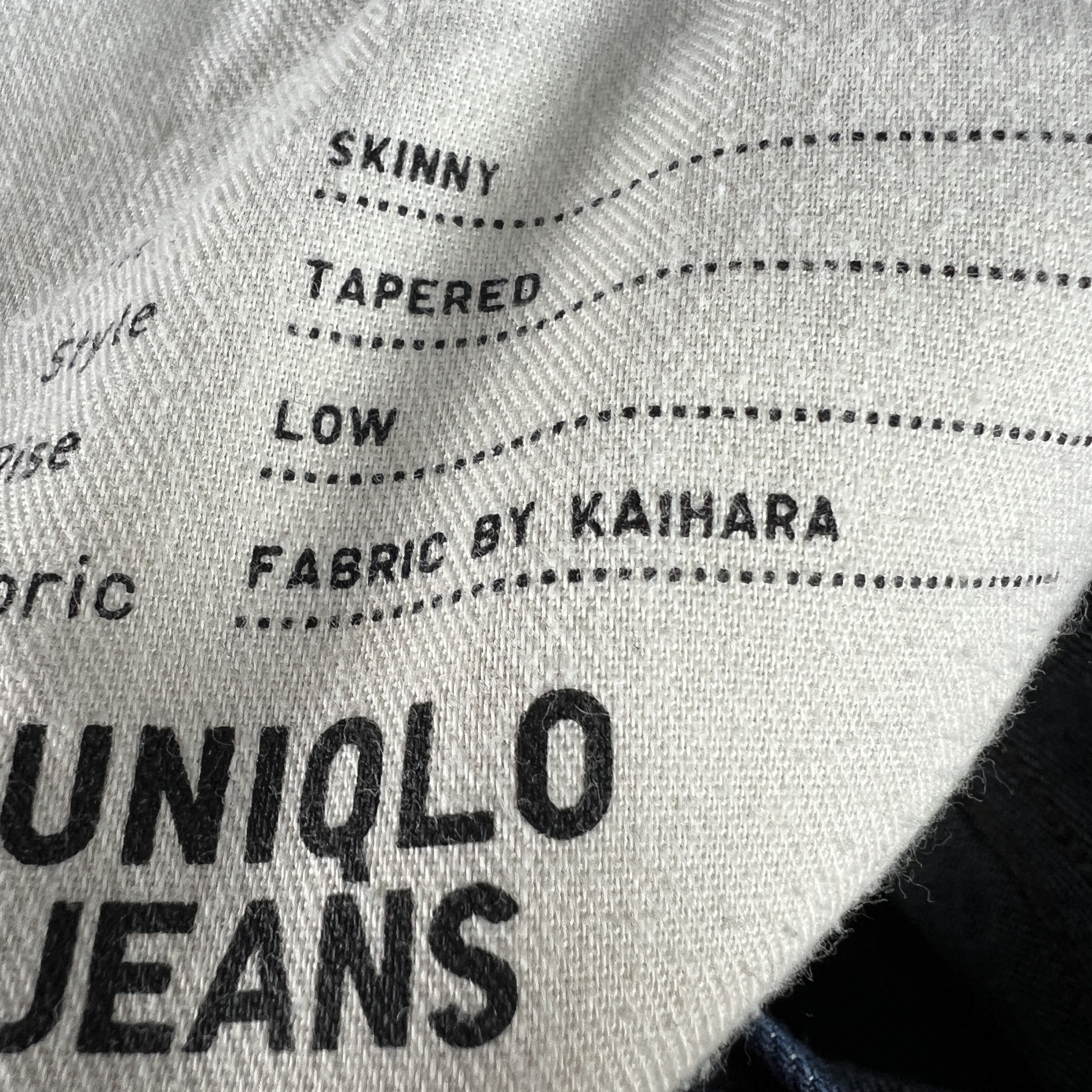 Uniqlo Uniqlo Jean Skinny Tapered Selvedge Kaihara Dark Blue Denim Size US 30 / EU 46 - 9 Thumbnail