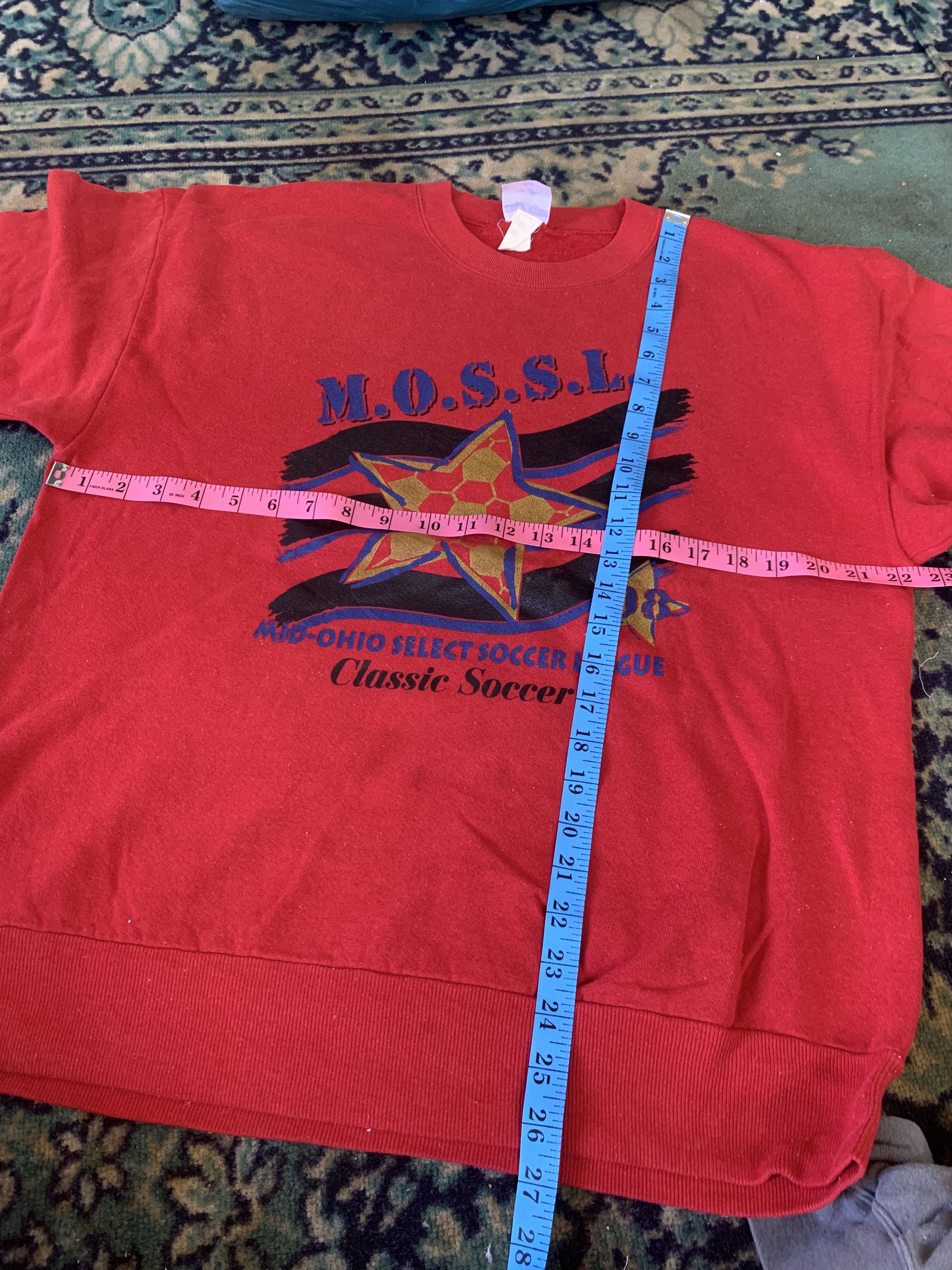 Vintage Vintage Mid Ohio Select Soccer League Sweatshirt Size US M / EU 48-50 / 2 - 7 Thumbnail