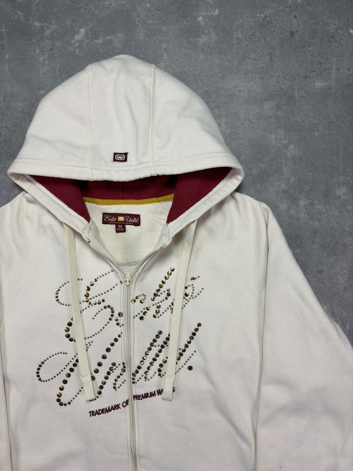 Ecko Unltd. Ecko Unltd Studded Big Logo Baggy Zip Hoodie L XL Size US L / EU 52-54 / 3 - 6 Thumbnail